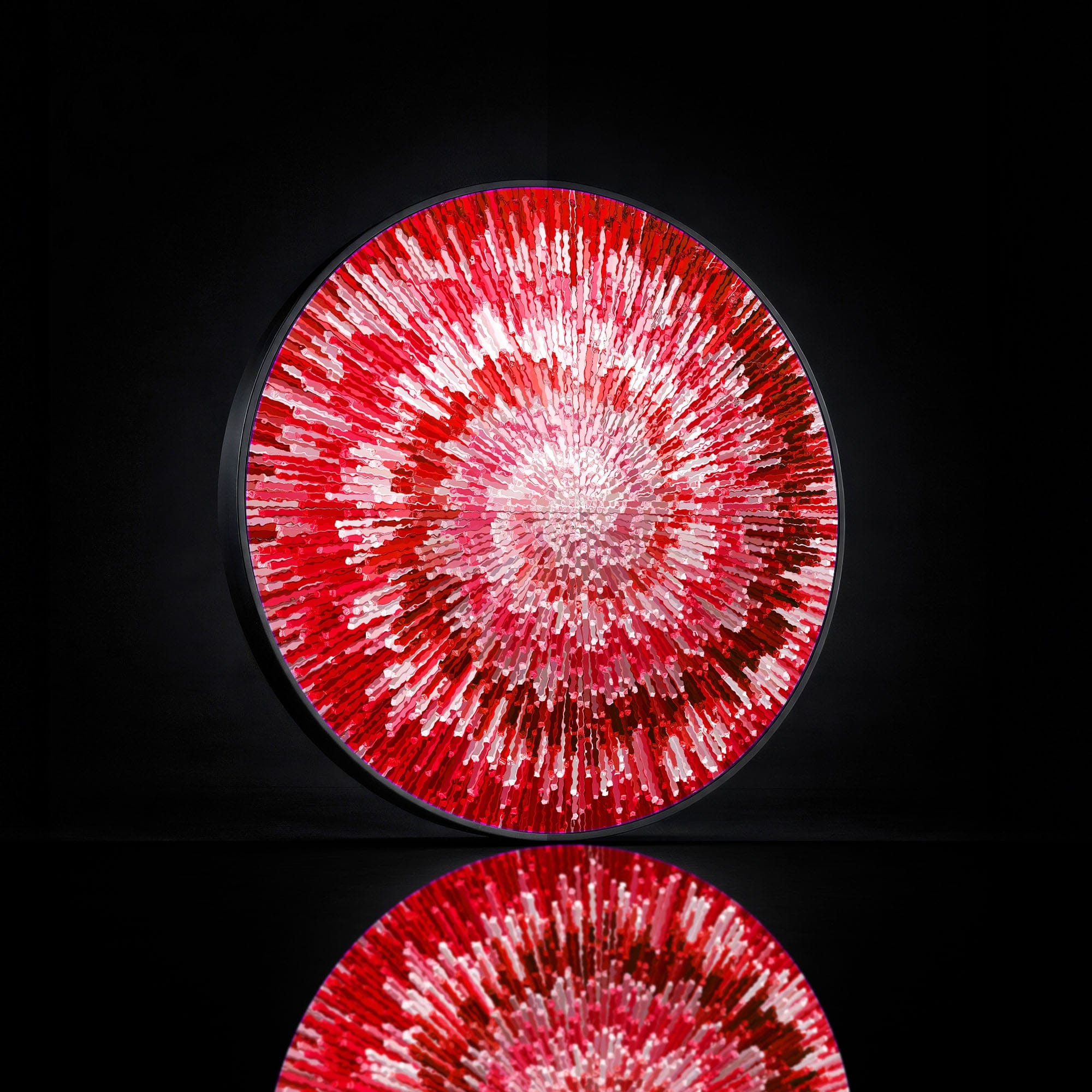 Artronauts Glass Print NOVA RED - Lumi™ LED Glass Wall Art