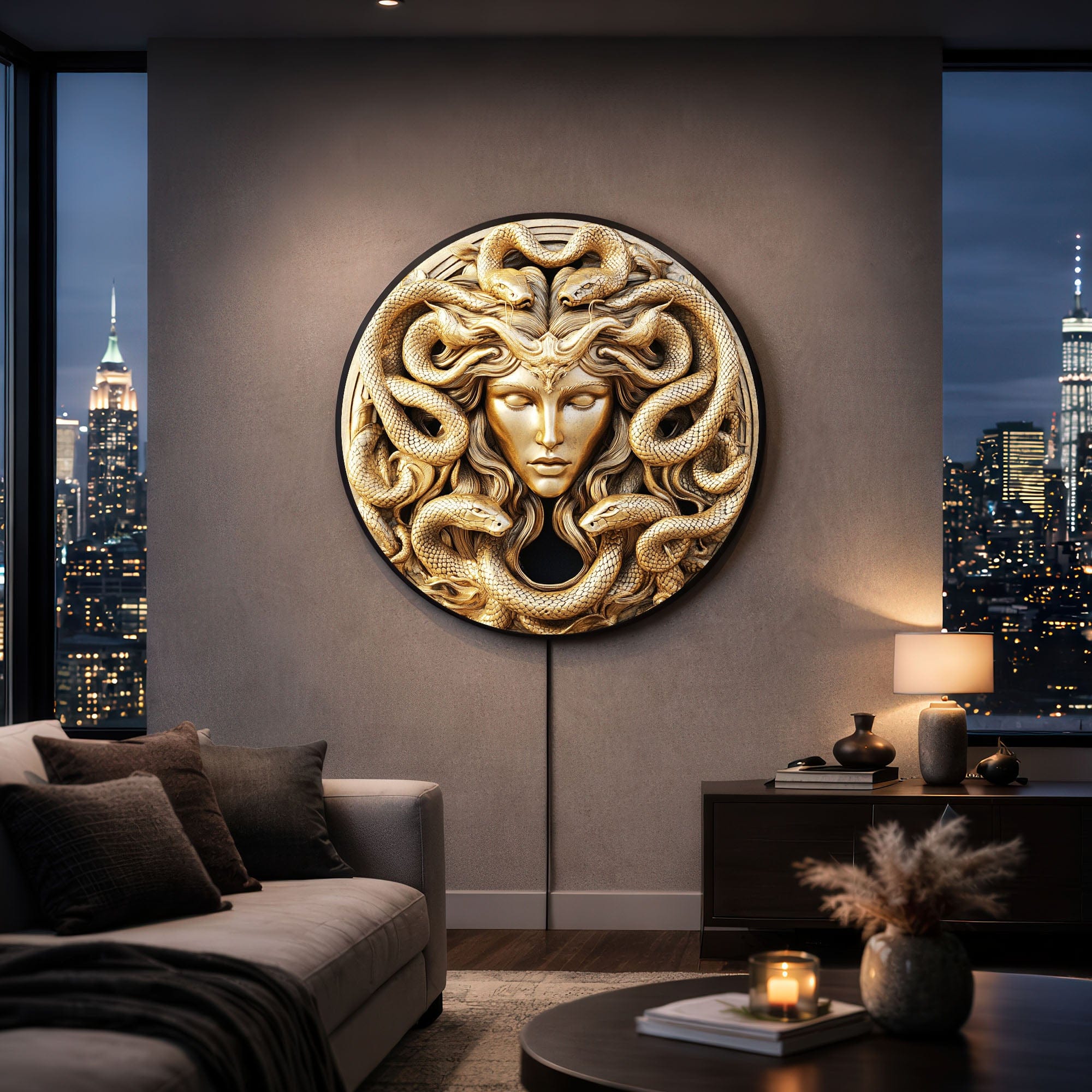 Artronauts Glass Print MEDUSA - Lumi™ LED Glass Wall Art