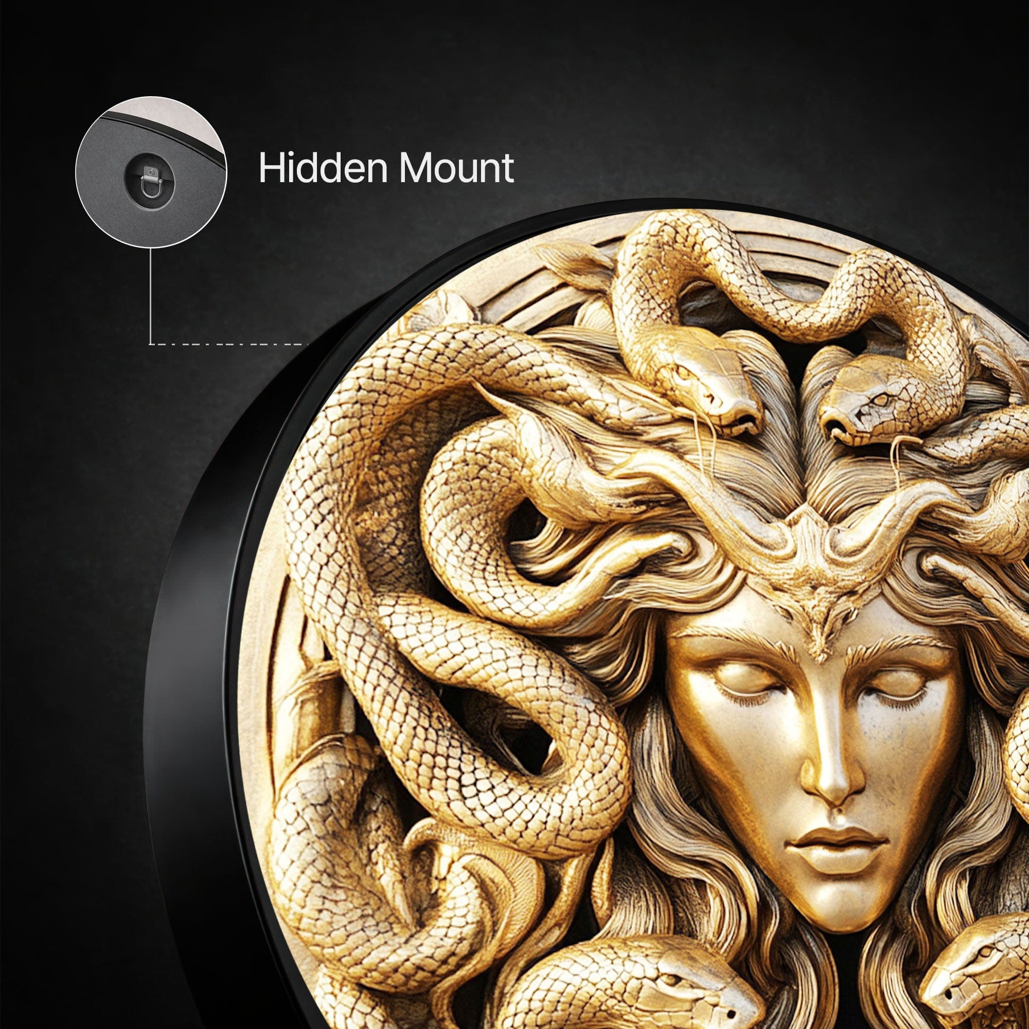Artronauts Glass Print MEDUSA - Lumi™ LED Glass Wall Art