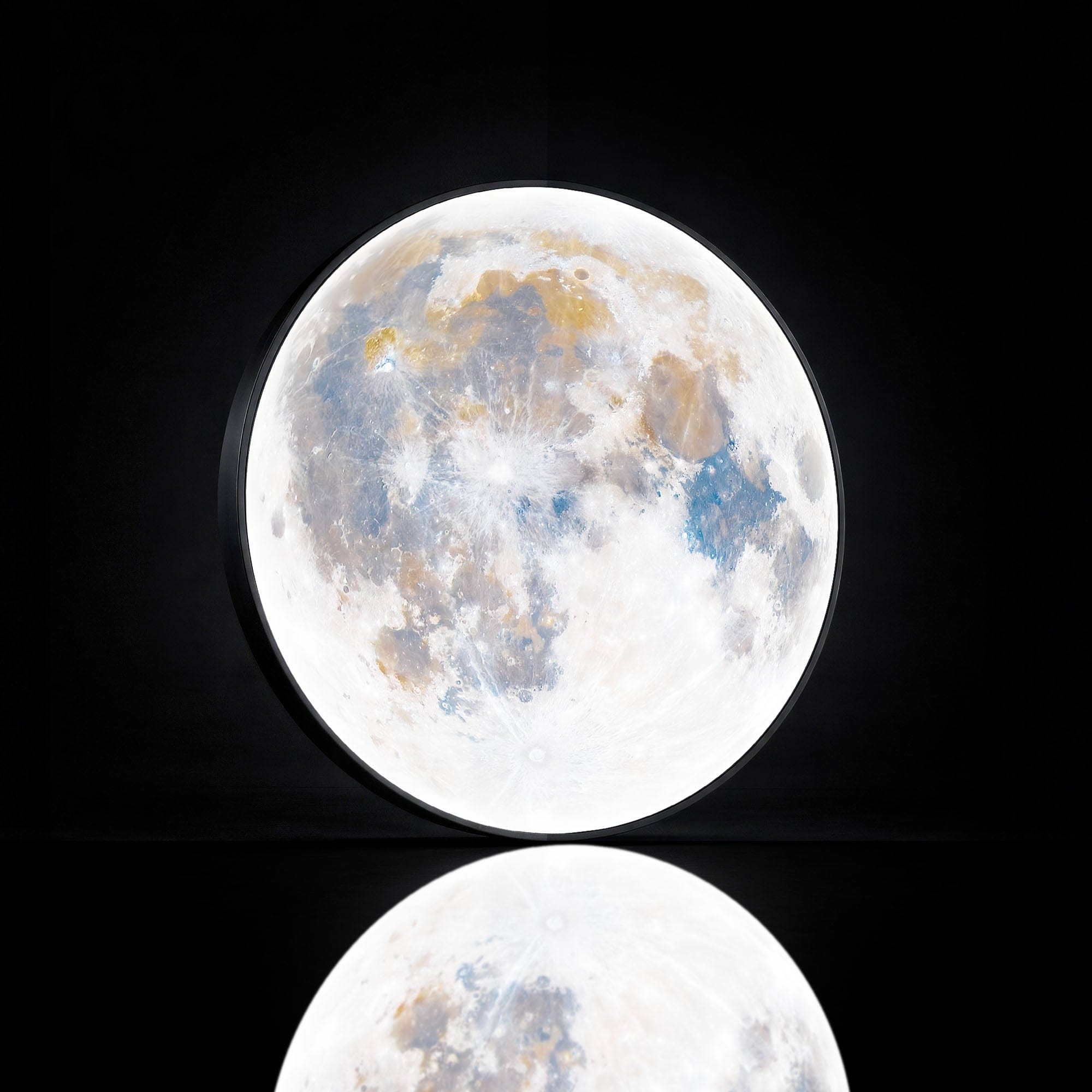 Artronauts Glass Print THE MOON - Lumi™ LED Glass Wall Art