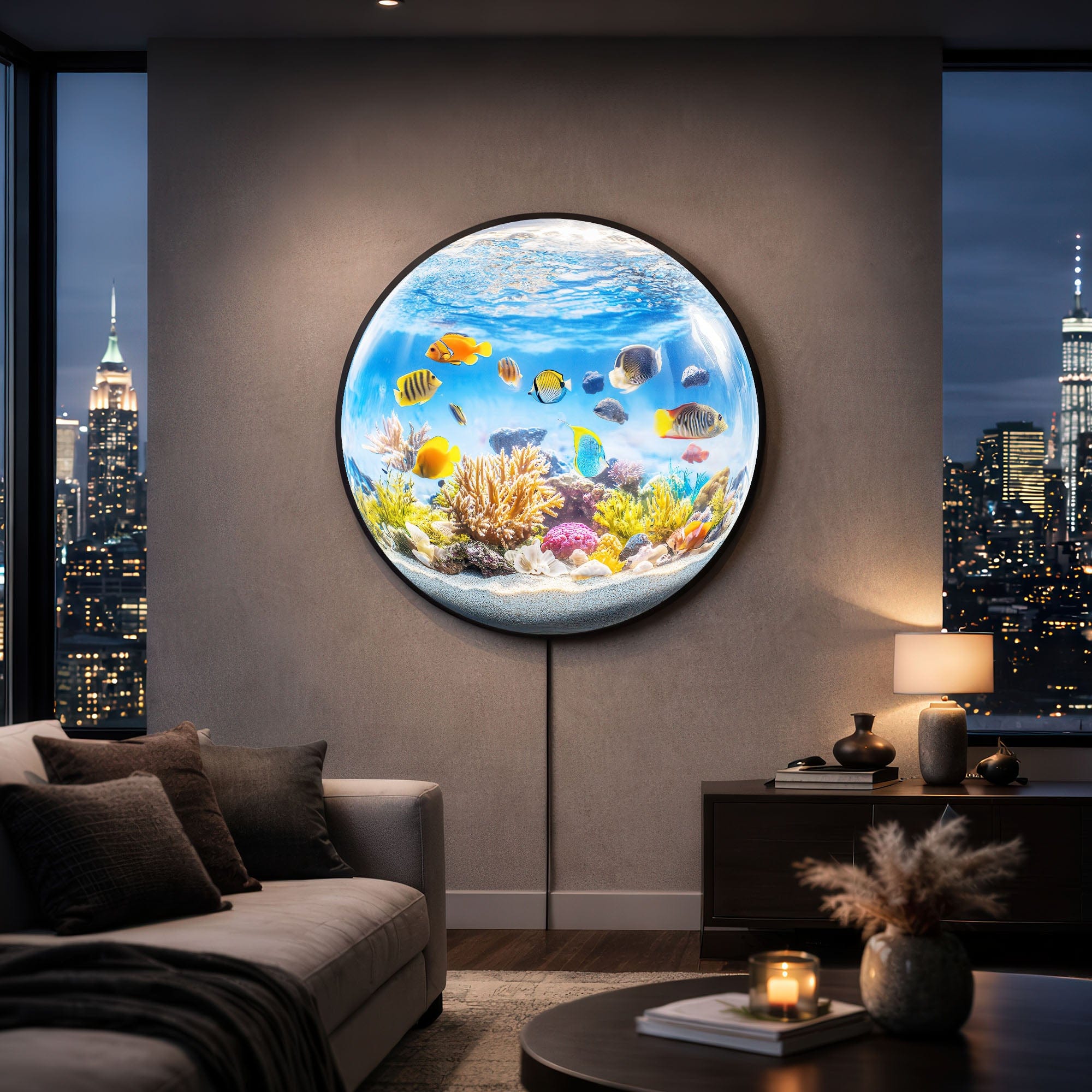 Artronauts Glass Print AQUARIUM - Lumi™ LED Glass Wall Art