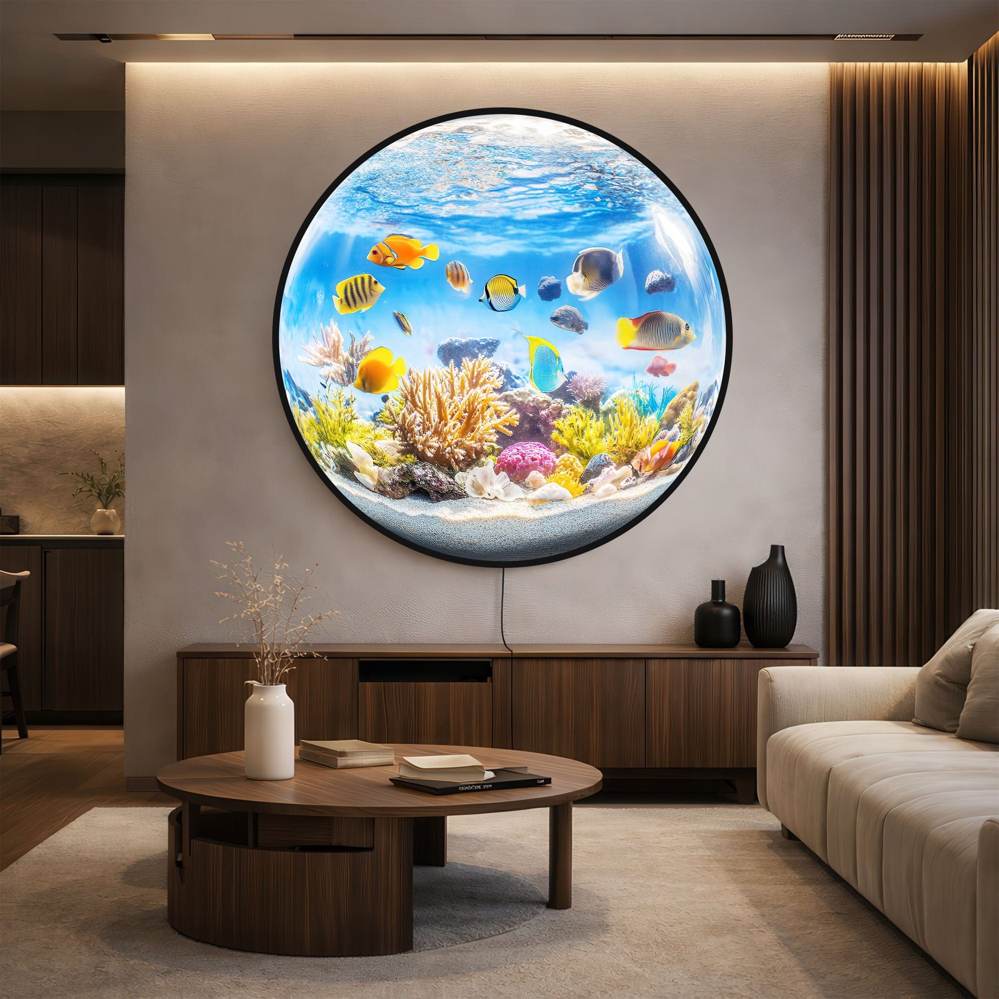 Artronauts Glass Print AQUARIUM - Lumi™ LED Glass Wall Art