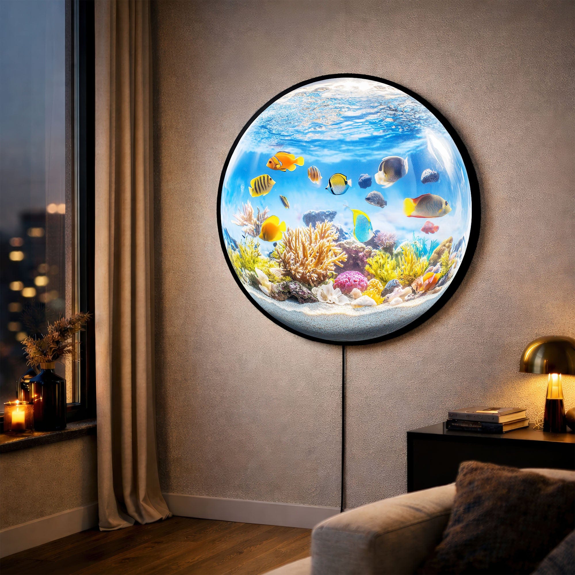 Artronauts Glass Print AQUARIUM - Lumi™ LED Glass Wall Art