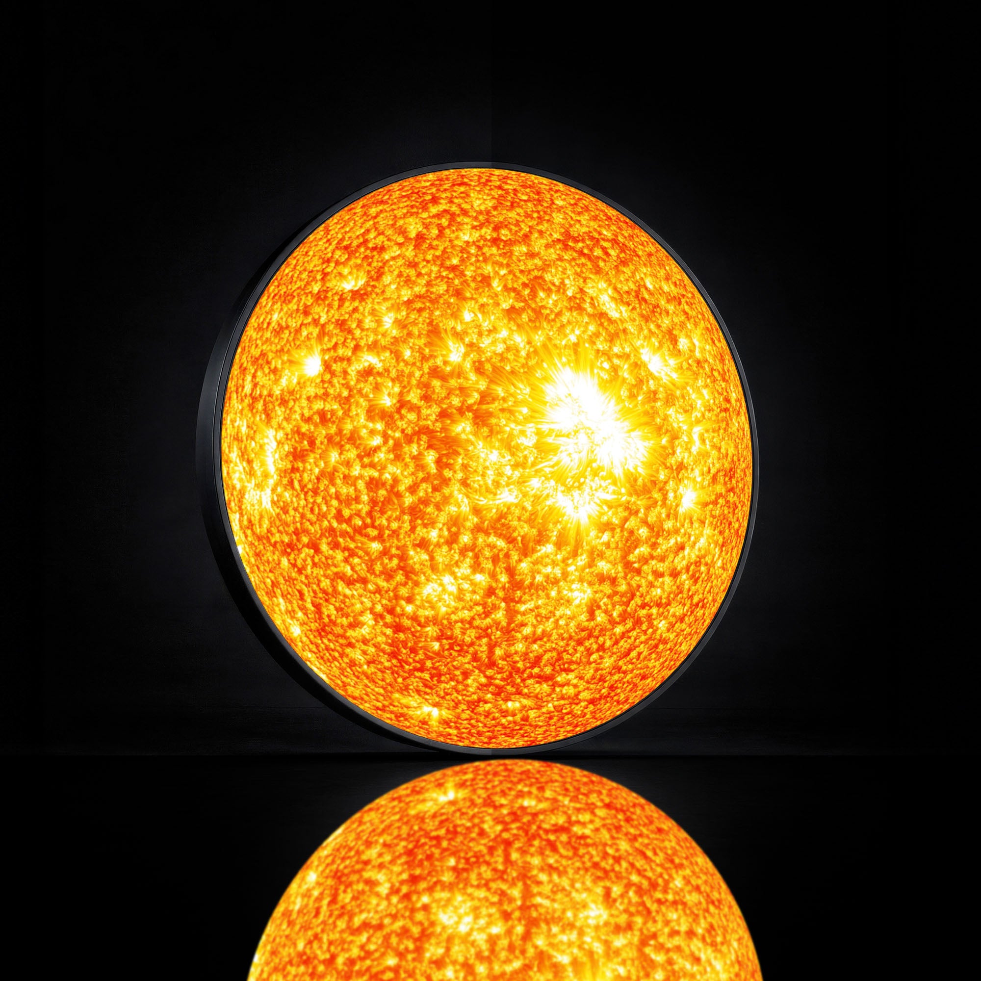 THE SUN - Lumi™ LED Glass Wall Art