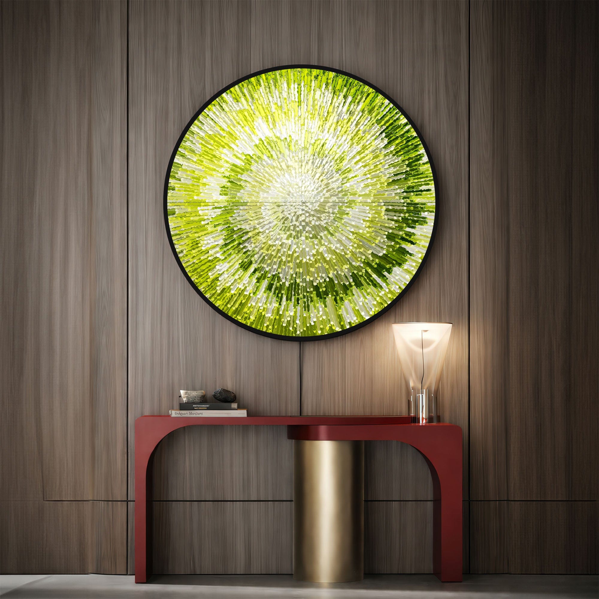 Artronauts Glass Print NOVA YELLOW - Lumi™ LED Glass Wall Art