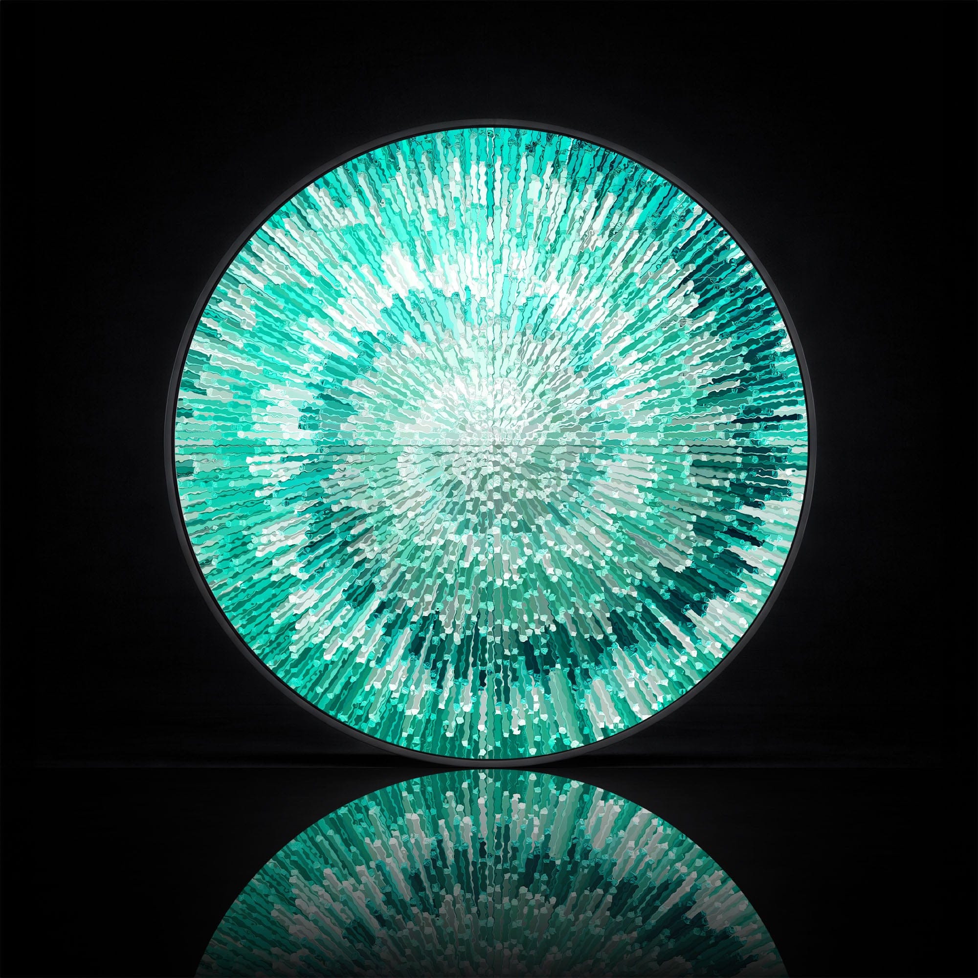 Artronauts Glass Print NOVA AQUA - Lumi™ LED Glass Wall Art
