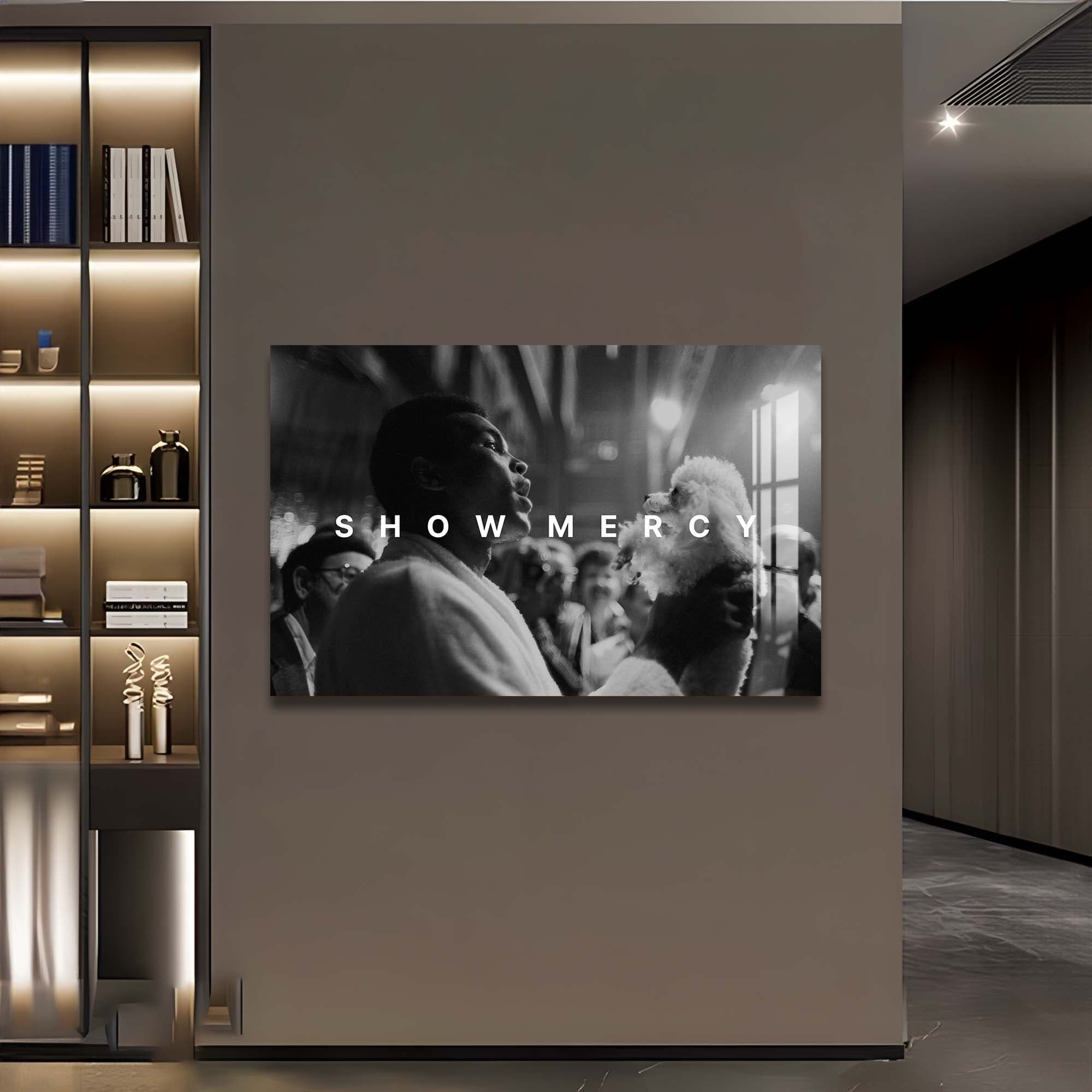 Artronauts Glass Print Muhammad Ali - Show Mercy