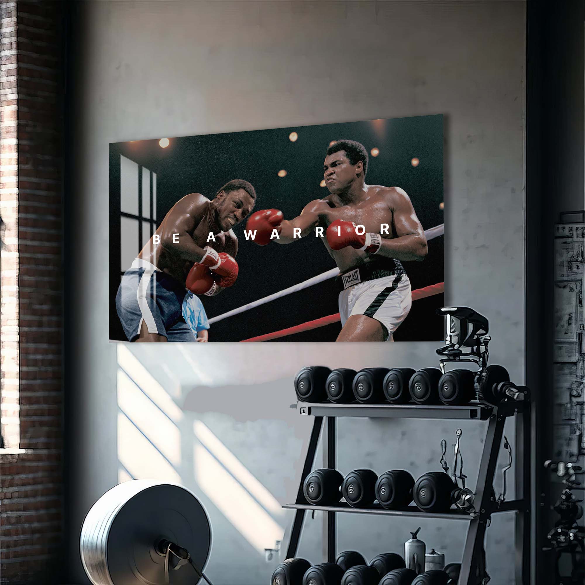 Artronauts Glass Print Muhammad Ali - Be A Warrior
