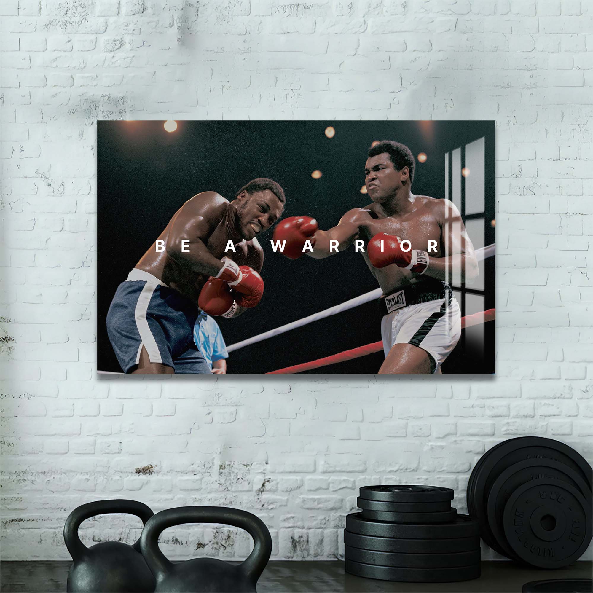 Artronauts Glass Print Muhammad Ali - Be A Warrior