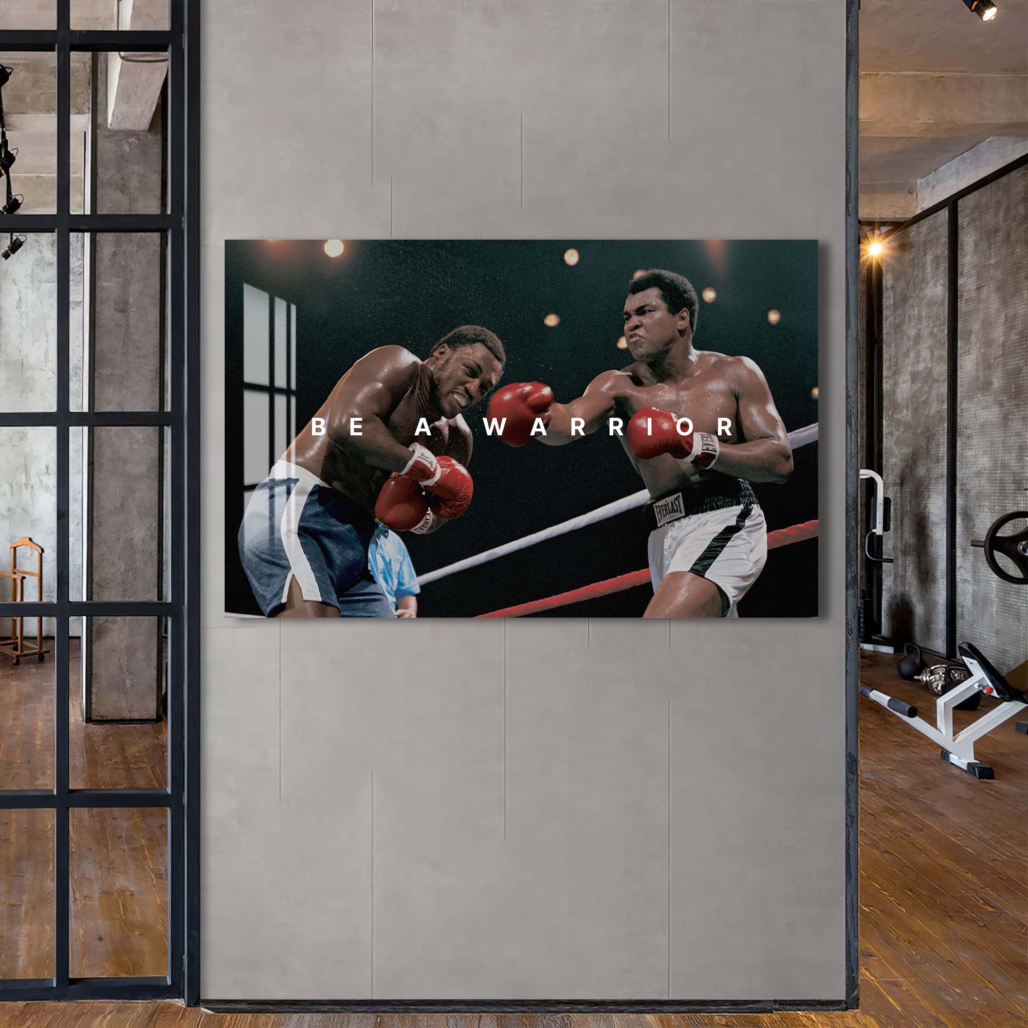 Artronauts Glass Print Muhammad Ali - Be A Warrior