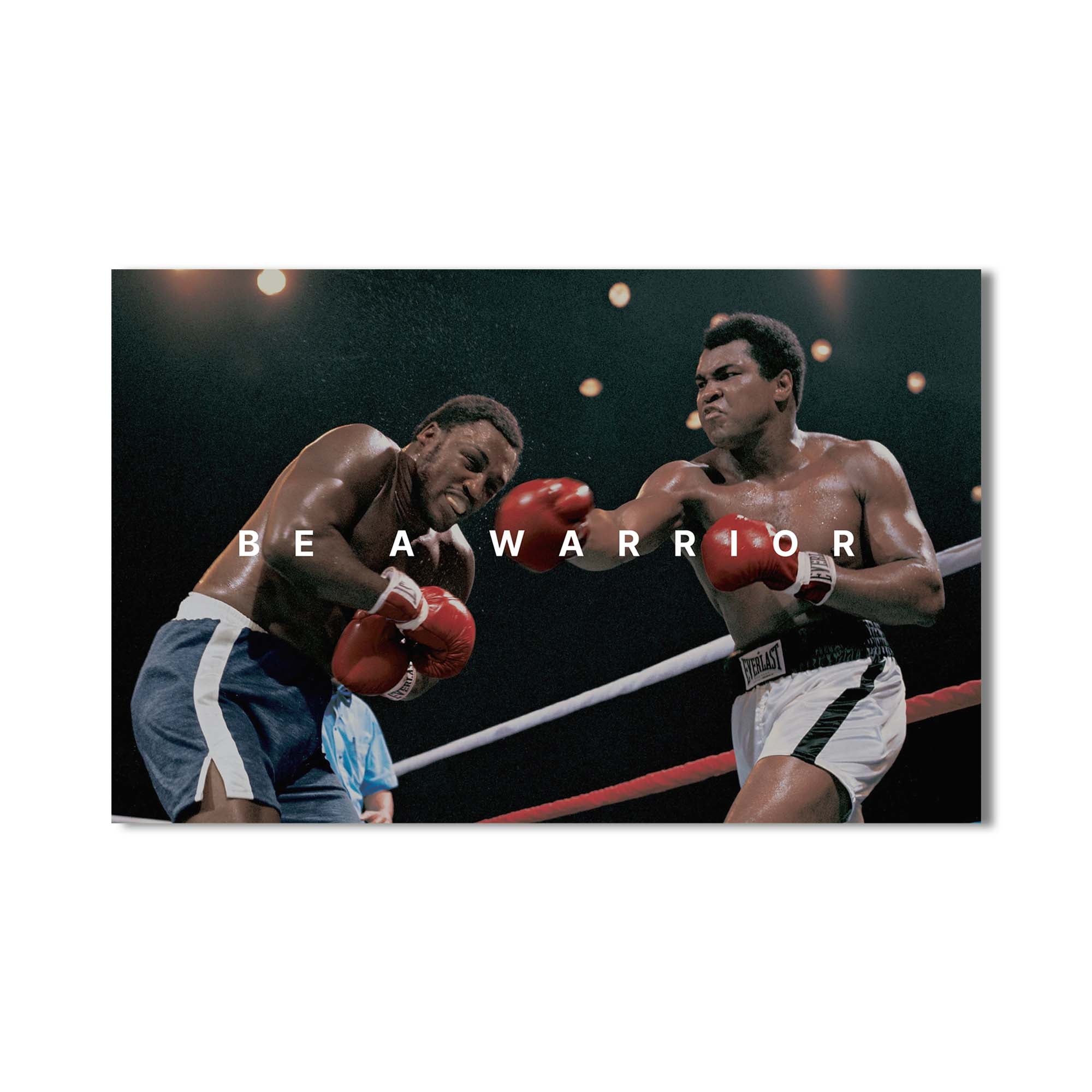 Artronauts Glass Print Muhammad Ali - Be A Warrior