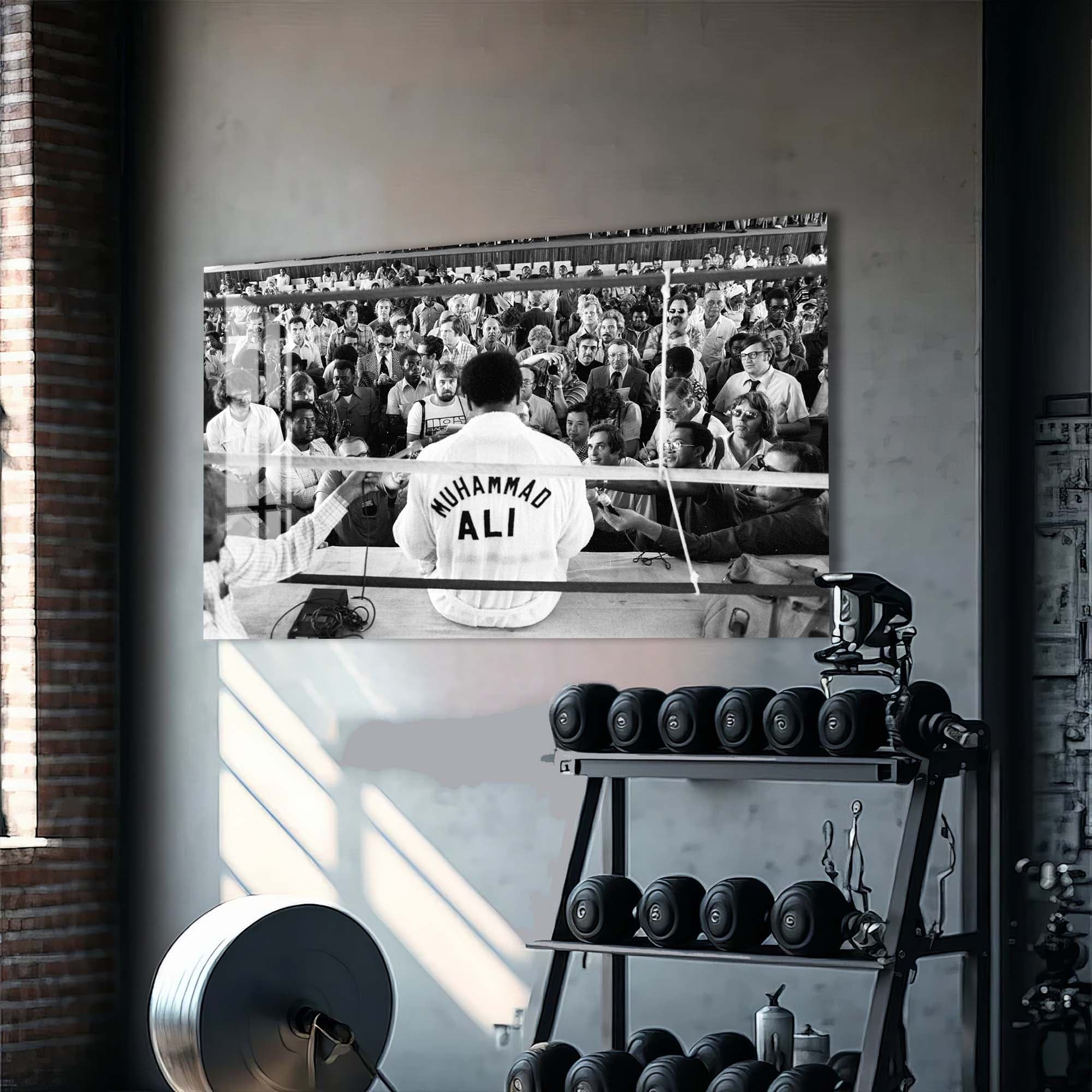 Artronauts Glass Print Muhammad Ali - Press