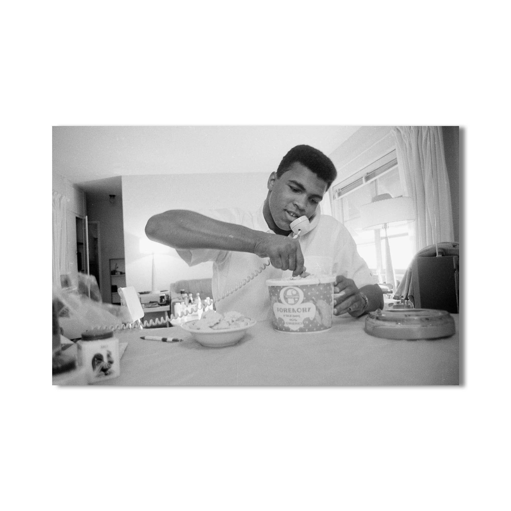 Artronauts Glass Print Muhammad Ali - Ice Cream