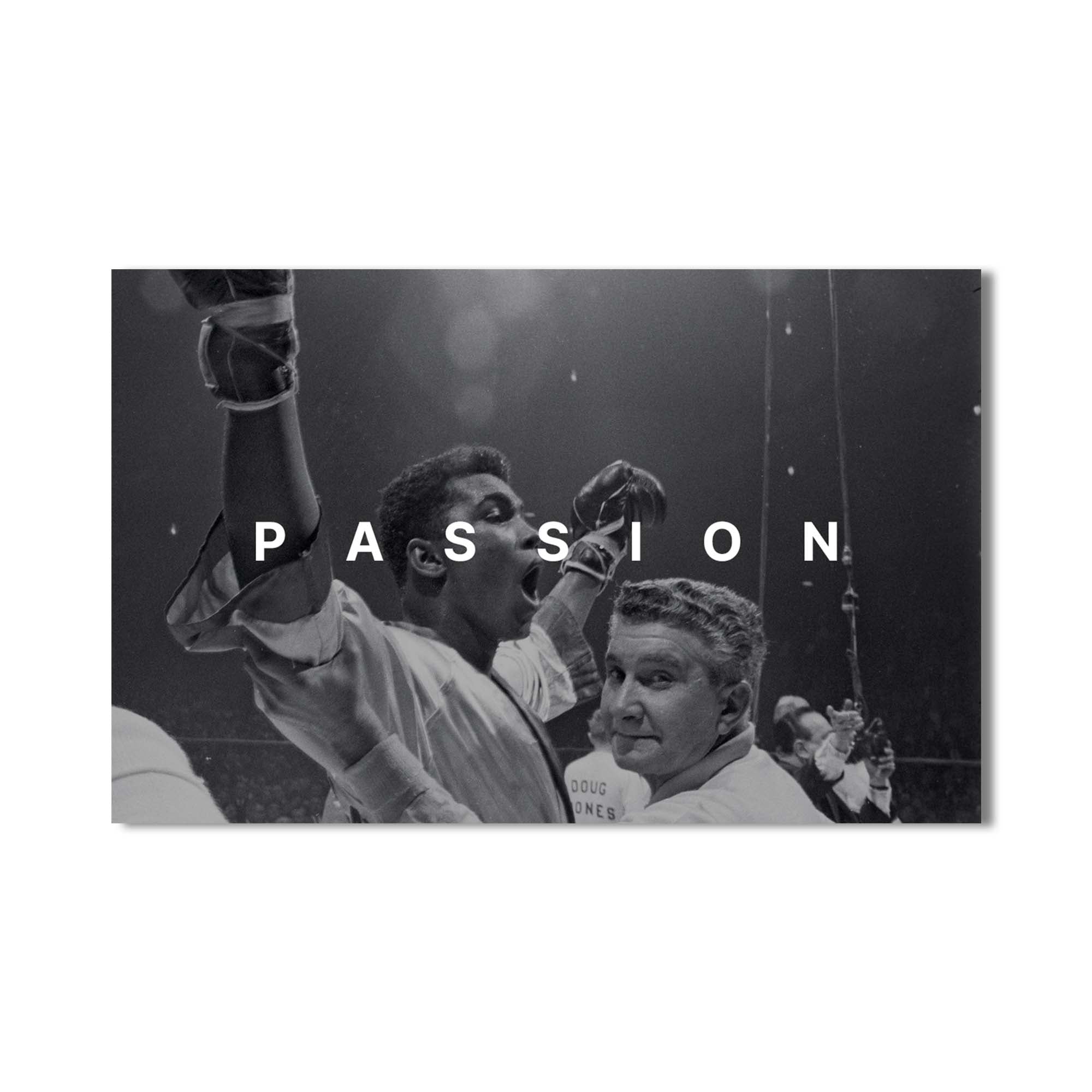 Artronauts Glass Print Muhammad Ali - Passion