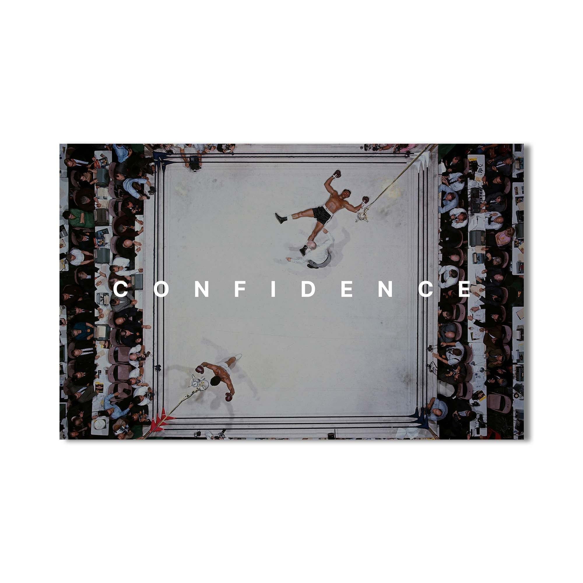 Artronauts Glass Print Muhammad Ali - Confidence