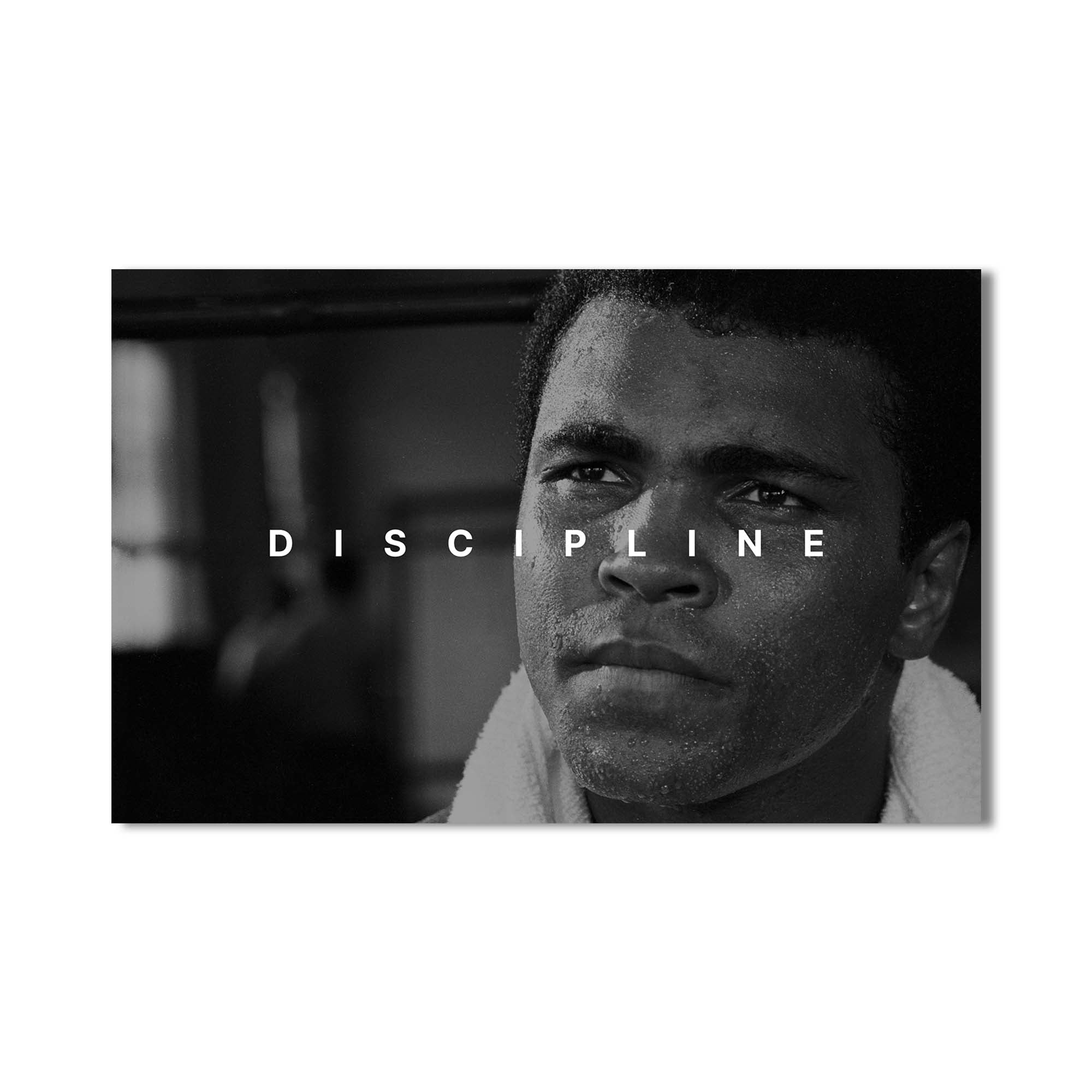 Artronauts Glass Print Muhammad Ali - Discipline