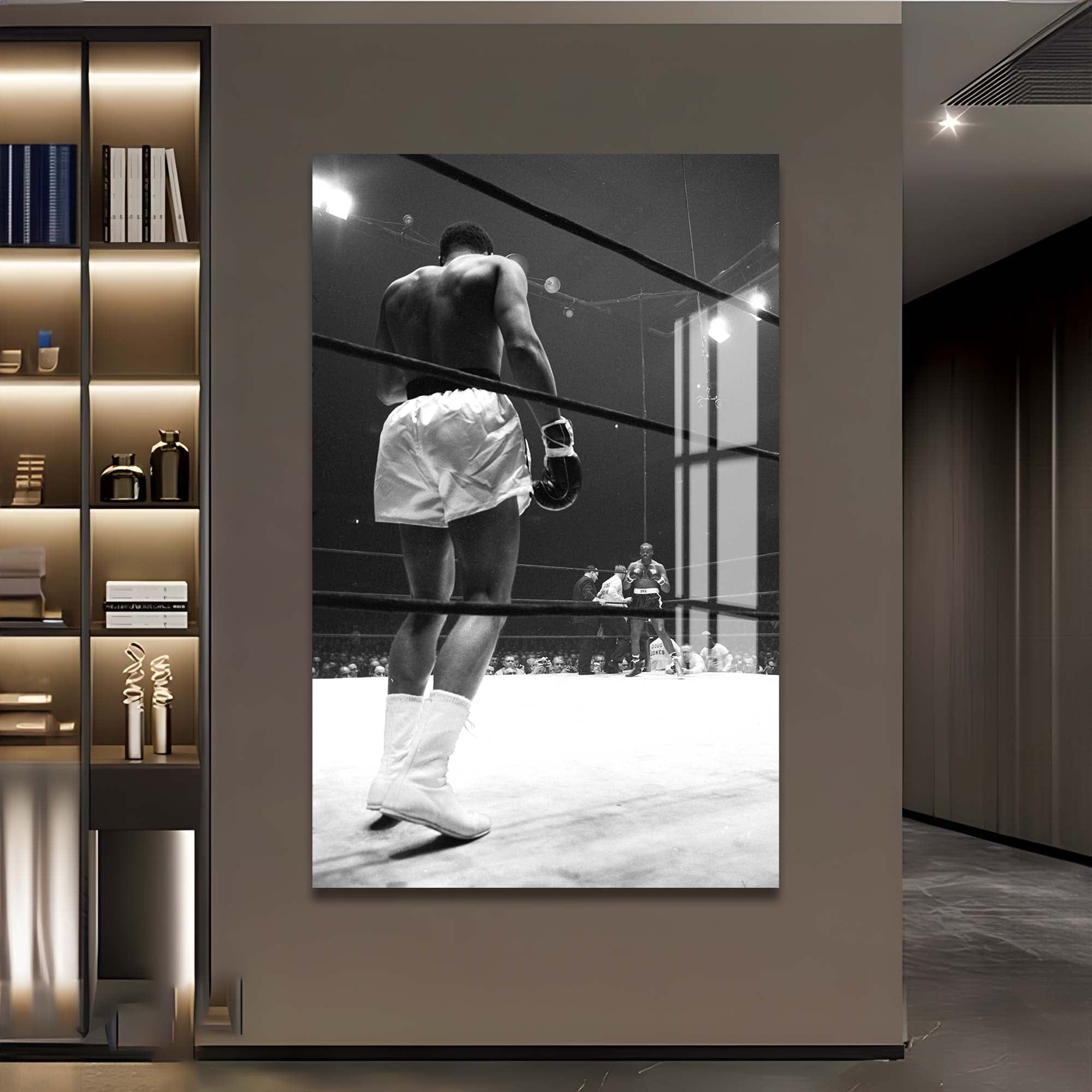 Artronauts Glass Print Muhammad Ali - vs Jones II