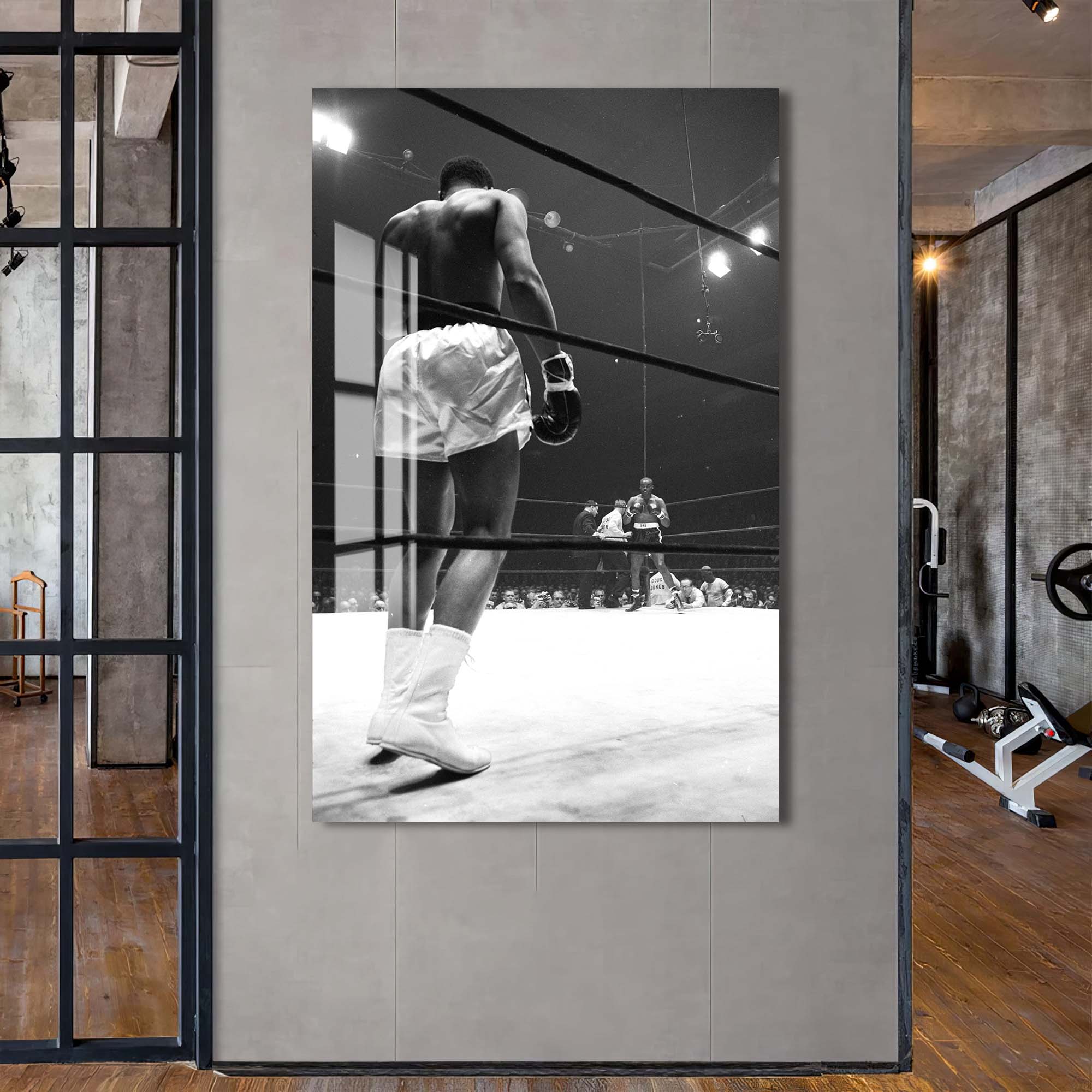 Artronauts Glass Print Muhammad Ali - vs Jones II