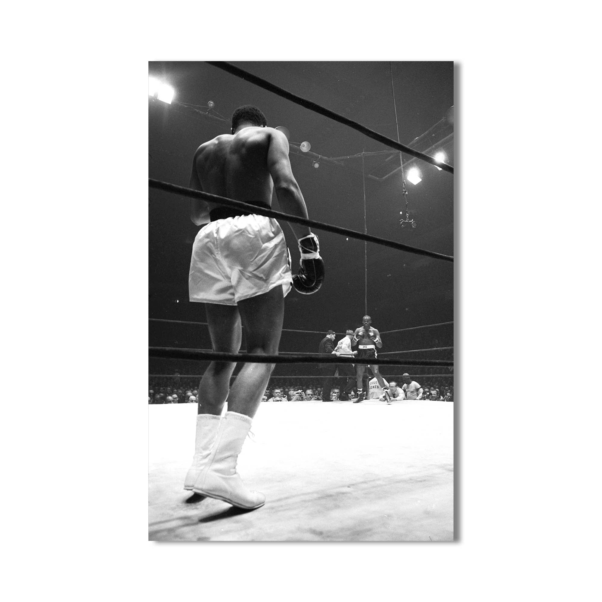 Artronauts Glass Print Muhammad Ali - vs Jones II