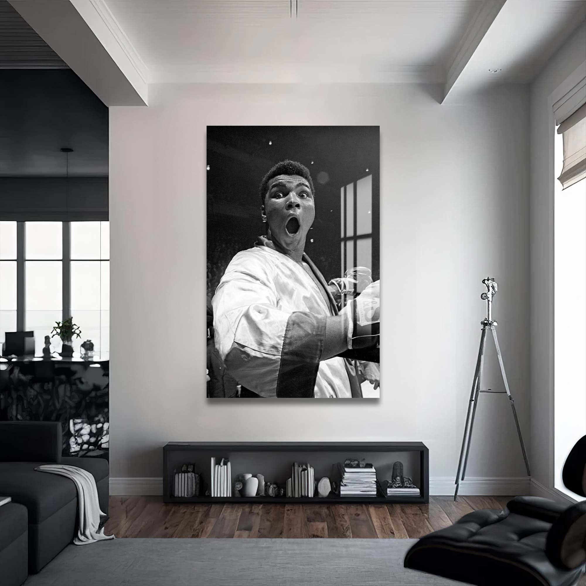 Artronauts Glass Print Muhammad Ali - vs Jones