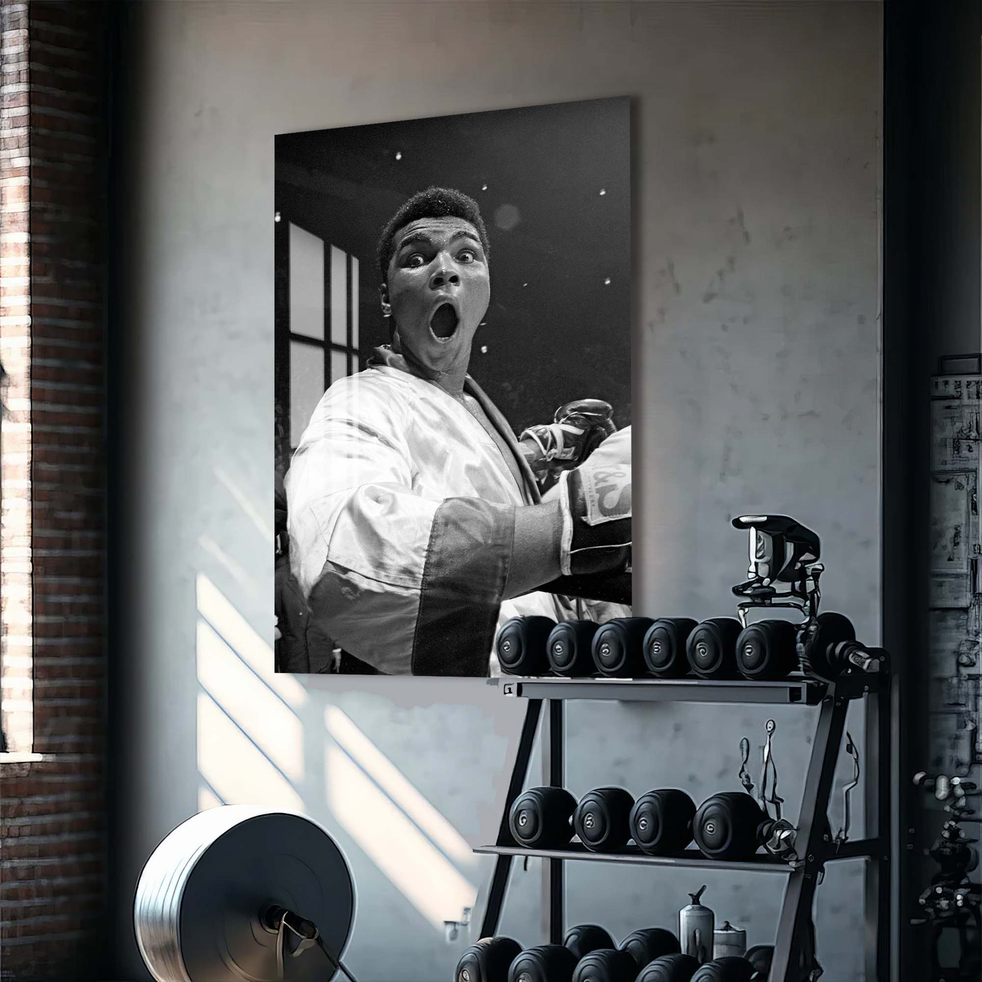 Artronauts Glass Print Muhammad Ali - vs Jones