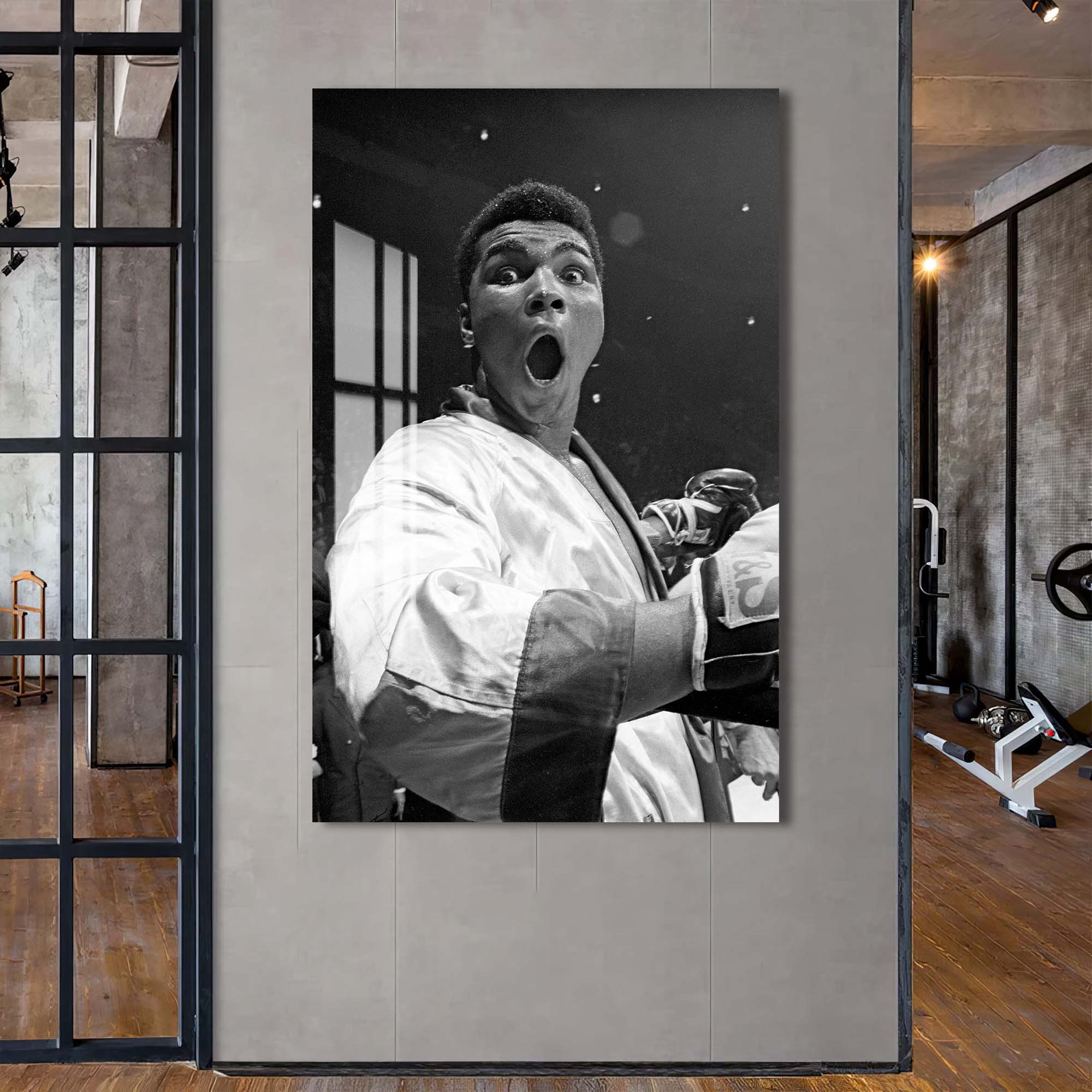 Artronauts Glass Print Muhammad Ali - vs Jones
