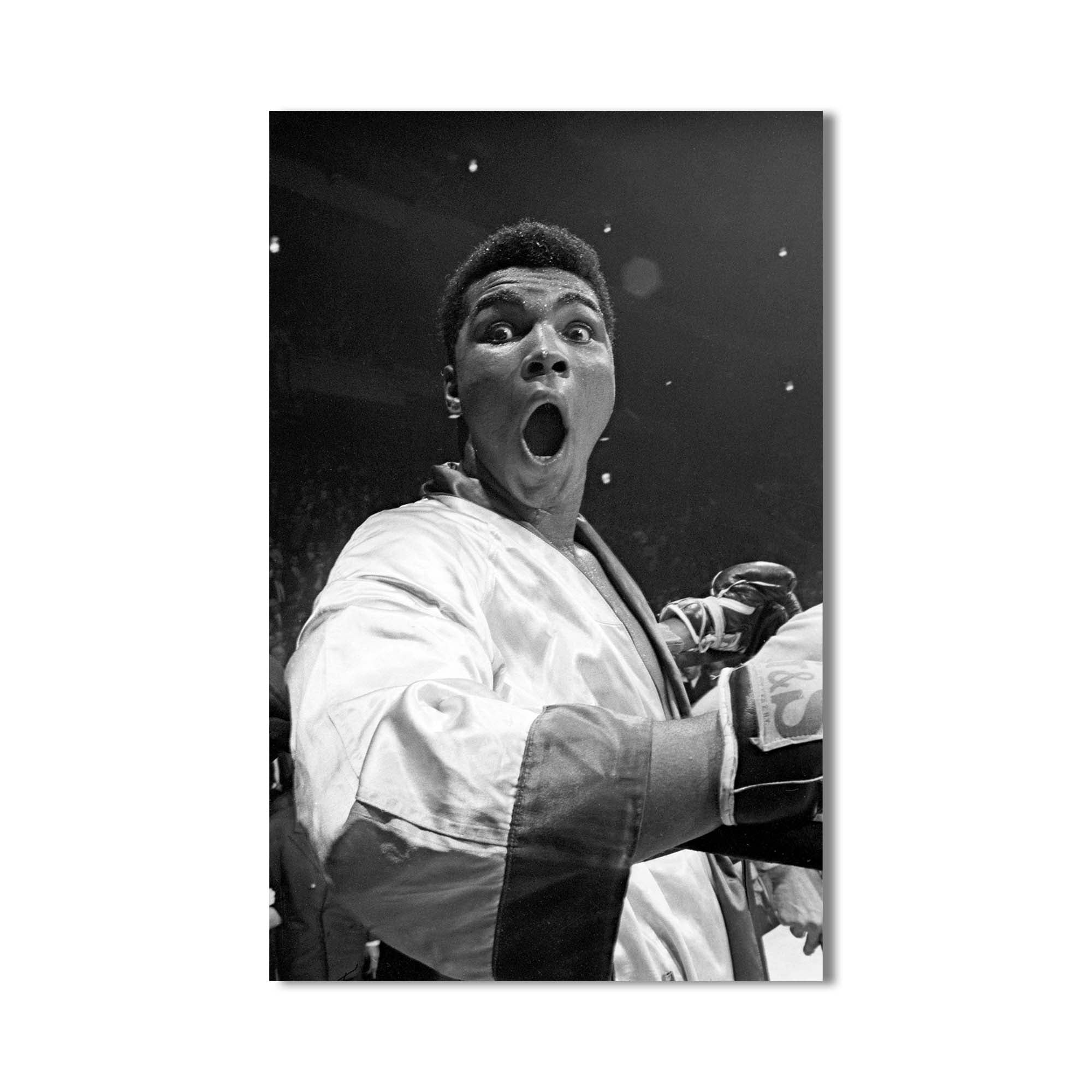 Artronauts Glass Print Muhammad Ali - vs Jones