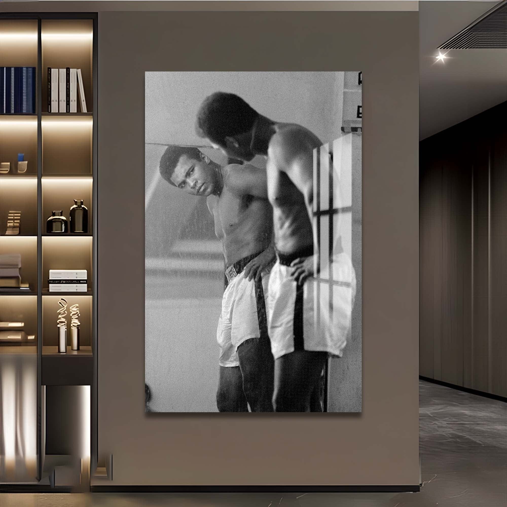 Artronauts Glass Print Muhammad Ali - Mirror