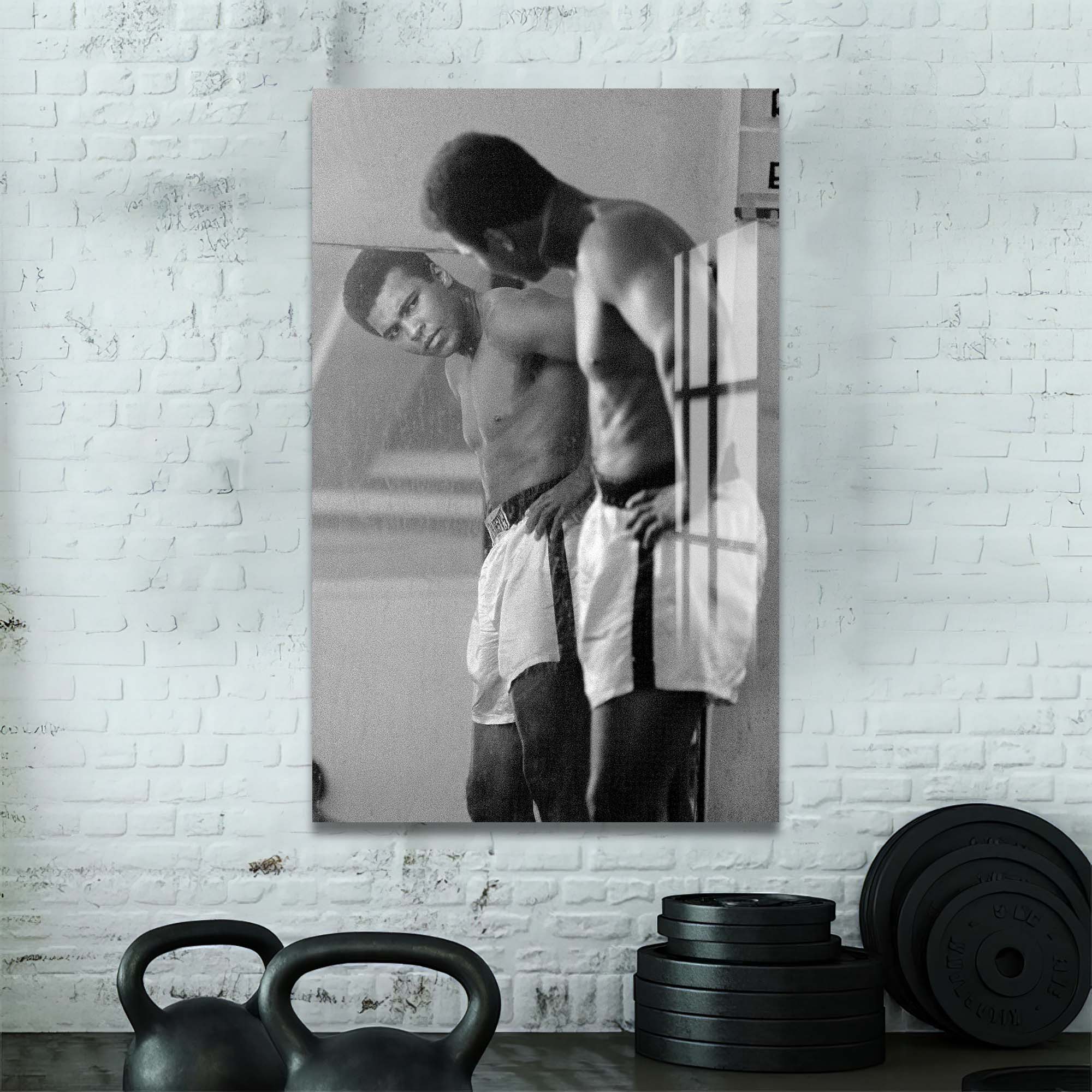 Artronauts Glass Print Muhammad Ali - Mirror