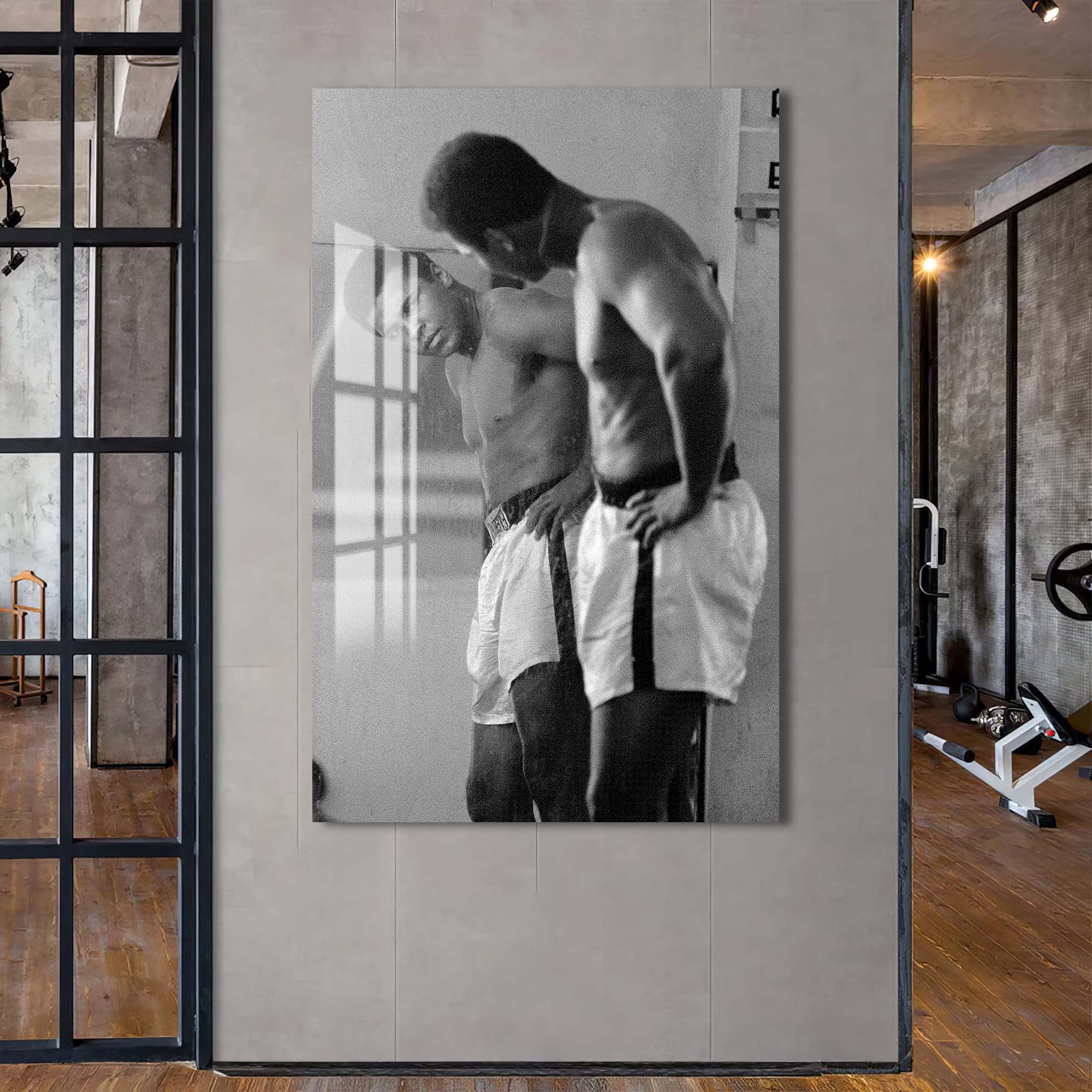 Artronauts Glass Print Muhammad Ali - Mirror