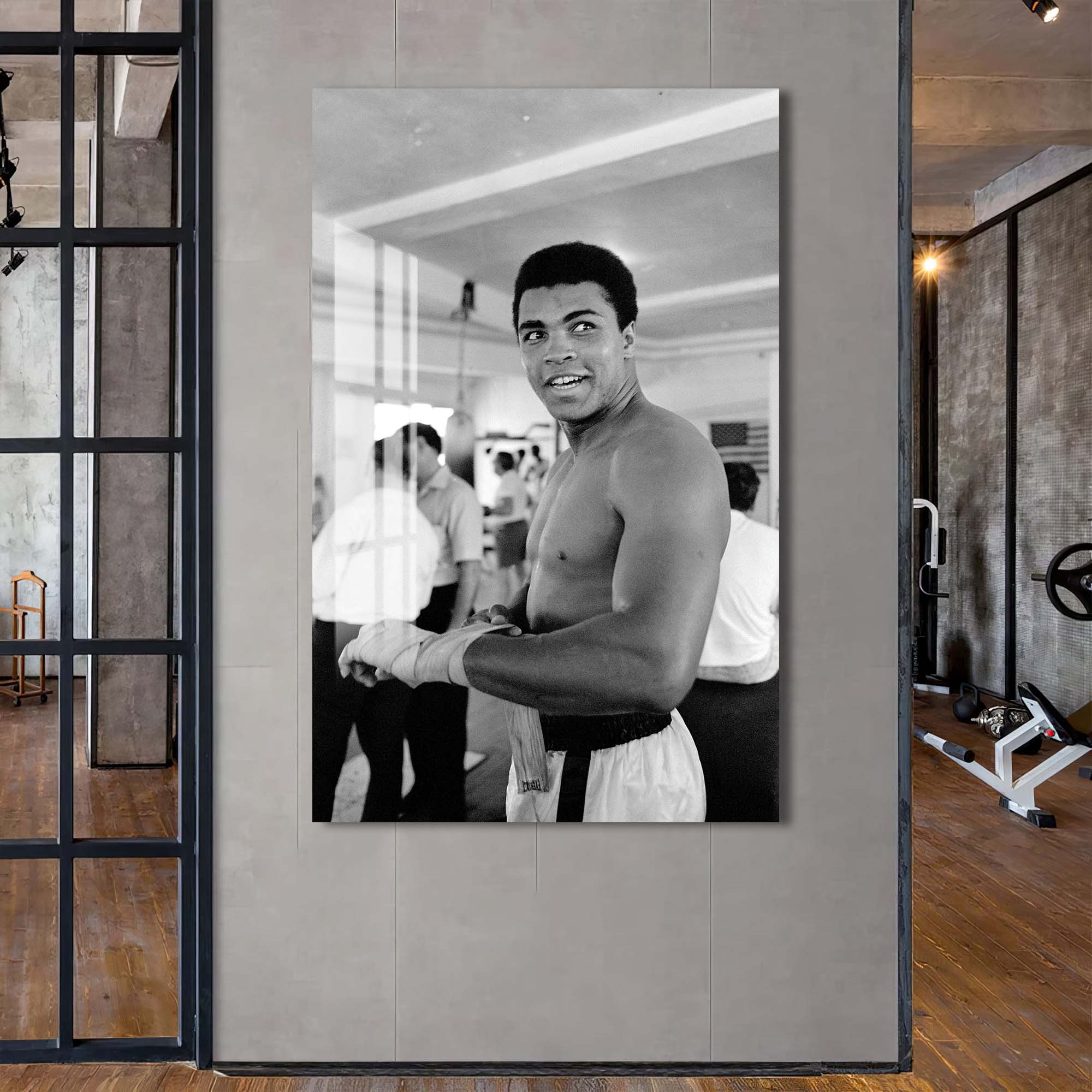 Artronauts Glass Print Muhammad Ali - Prepare