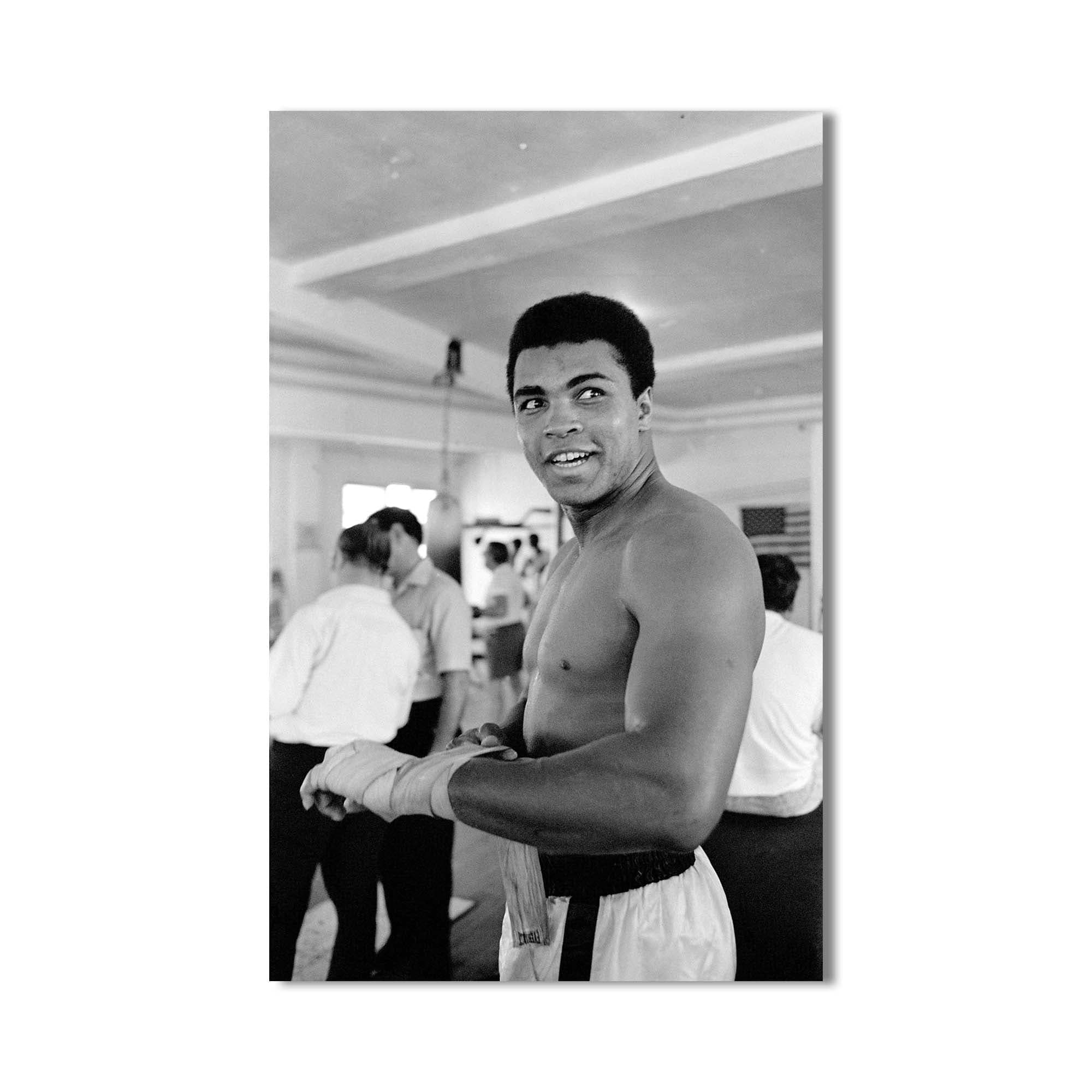 Artronauts Glass Print Muhammad Ali - Prepare