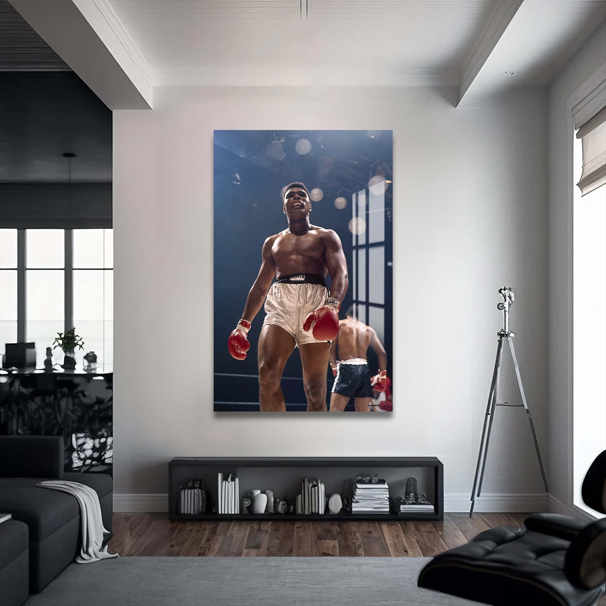 Artronauts Glass Print Muhammad Ali - vs Floyd Patterson
