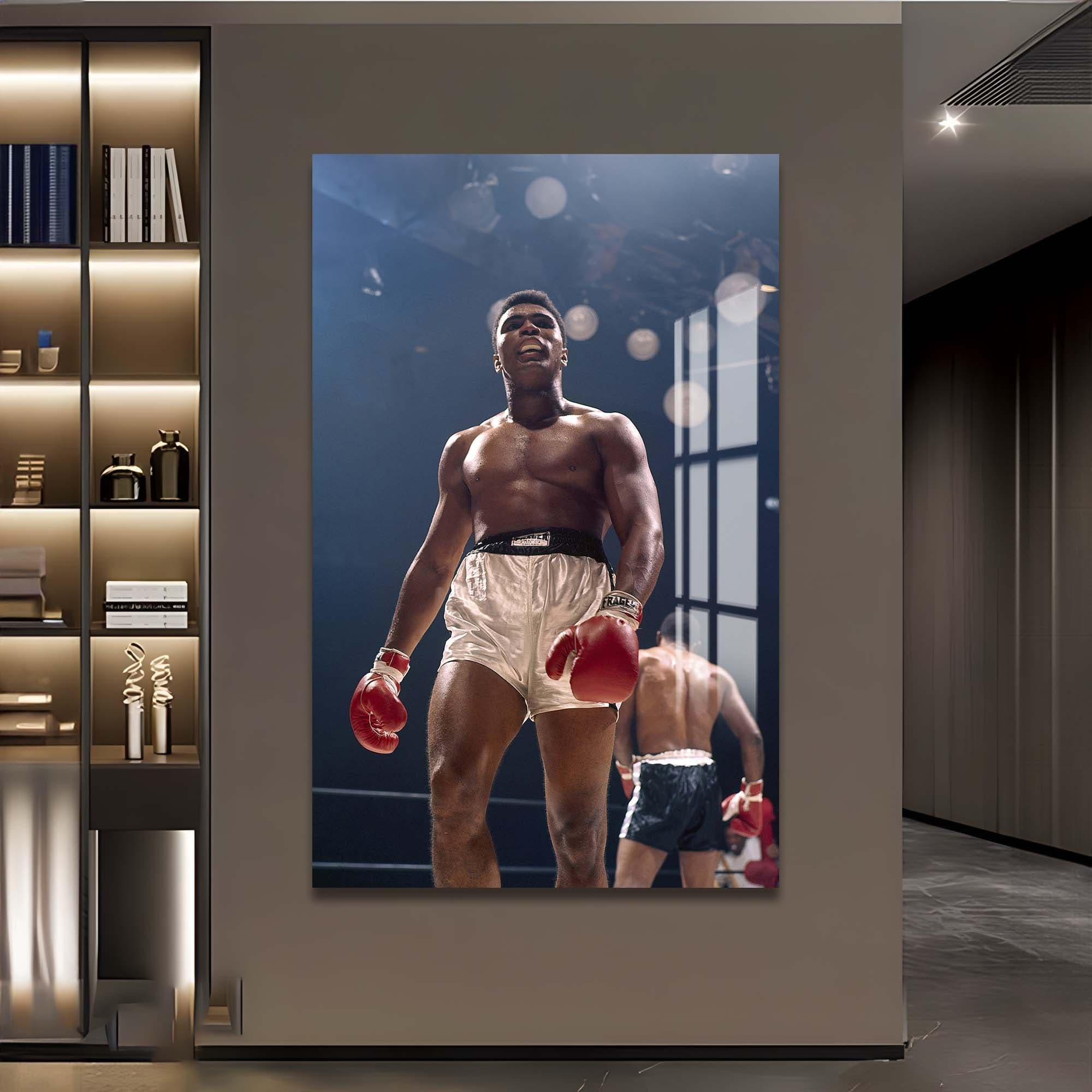 Artronauts Glass Print Muhammad Ali - vs Floyd Patterson