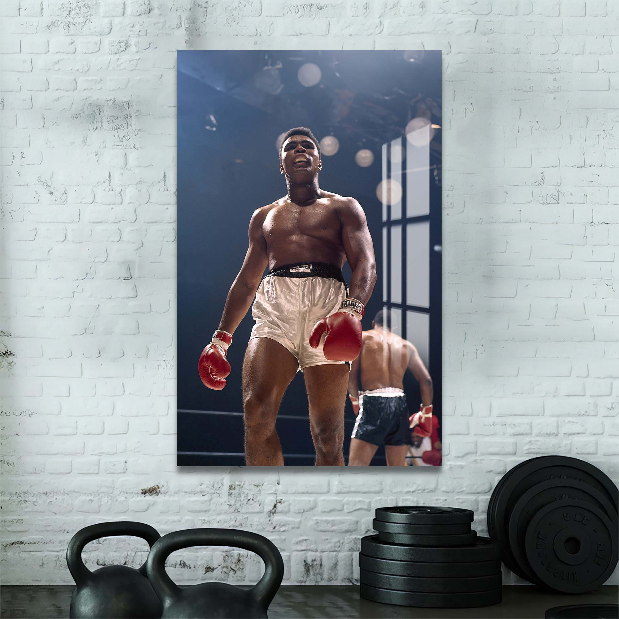 Artronauts Glass Print Muhammad Ali - vs Floyd Patterson