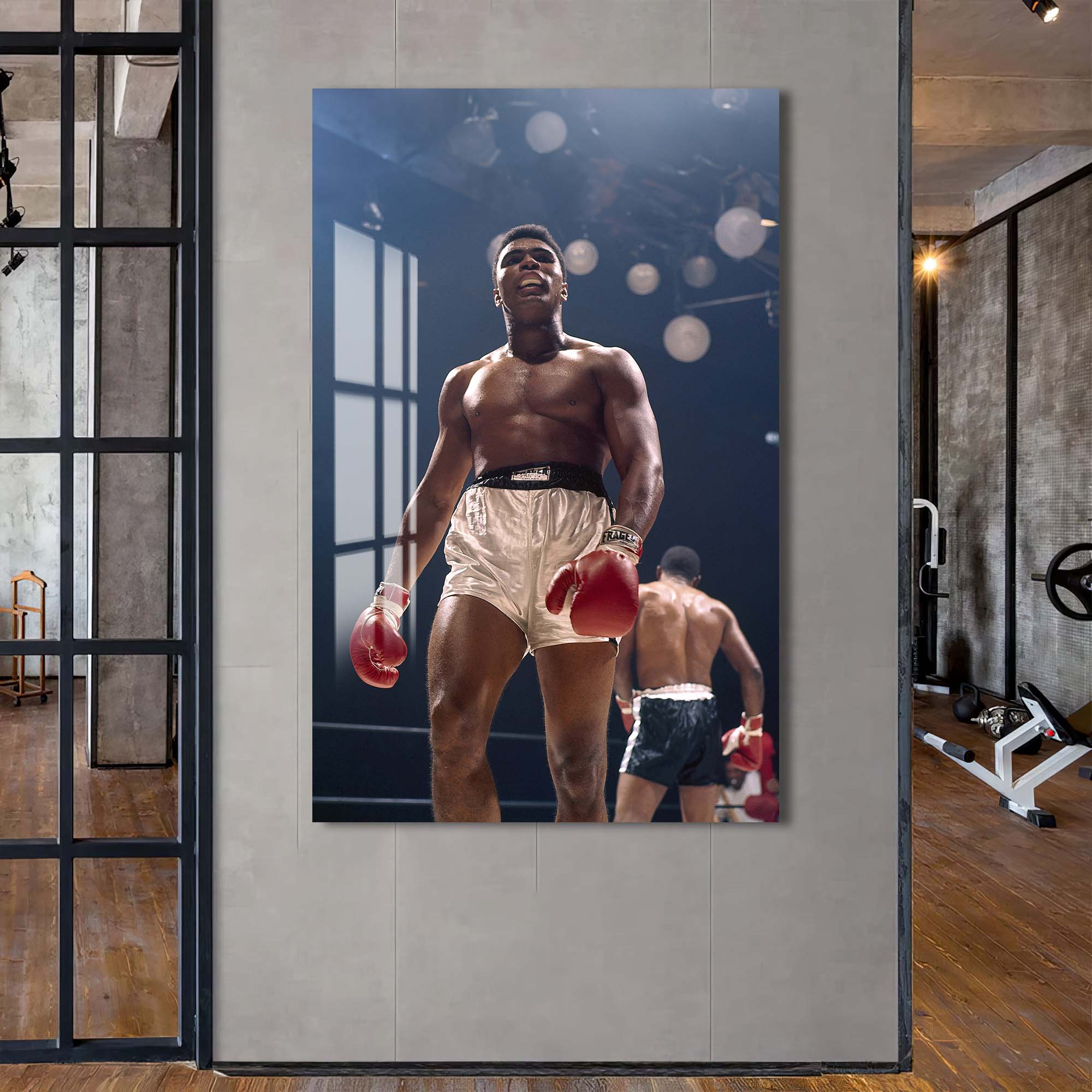 Artronauts Glass Print Muhammad Ali - vs Floyd Patterson