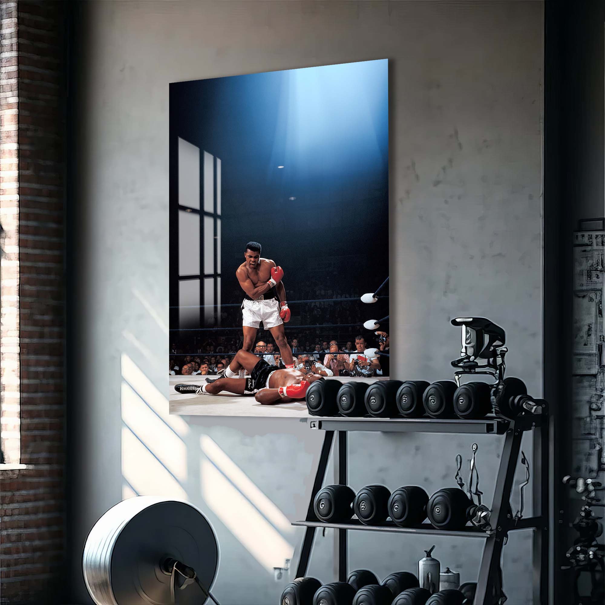 Artronauts Glass Print Muhammad Ali - Winner