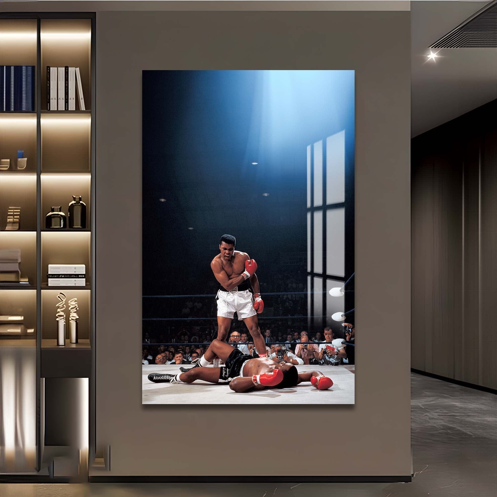 Artronauts Glass Print Muhammad Ali - Winner