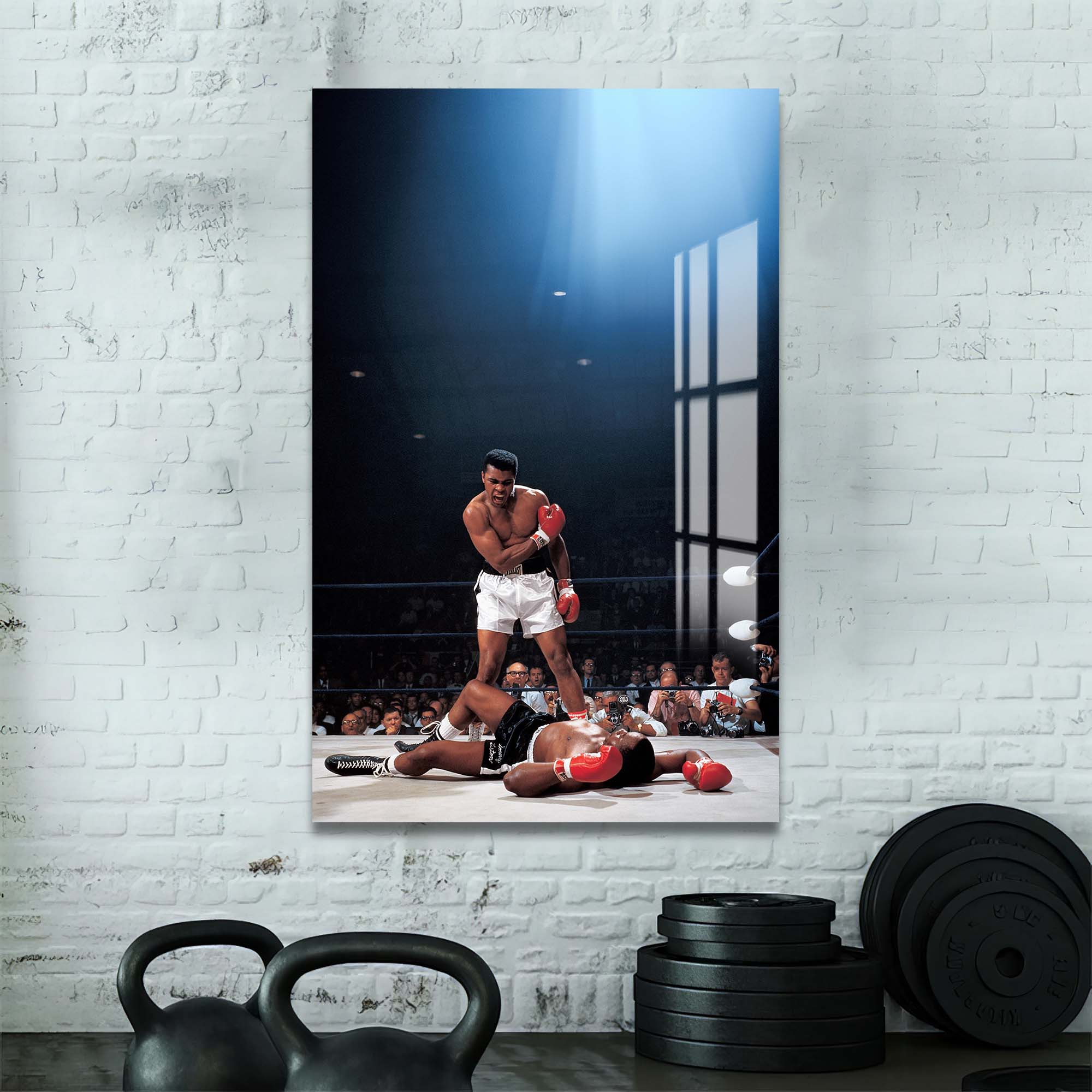 Artronauts Glass Print Muhammad Ali - Winner