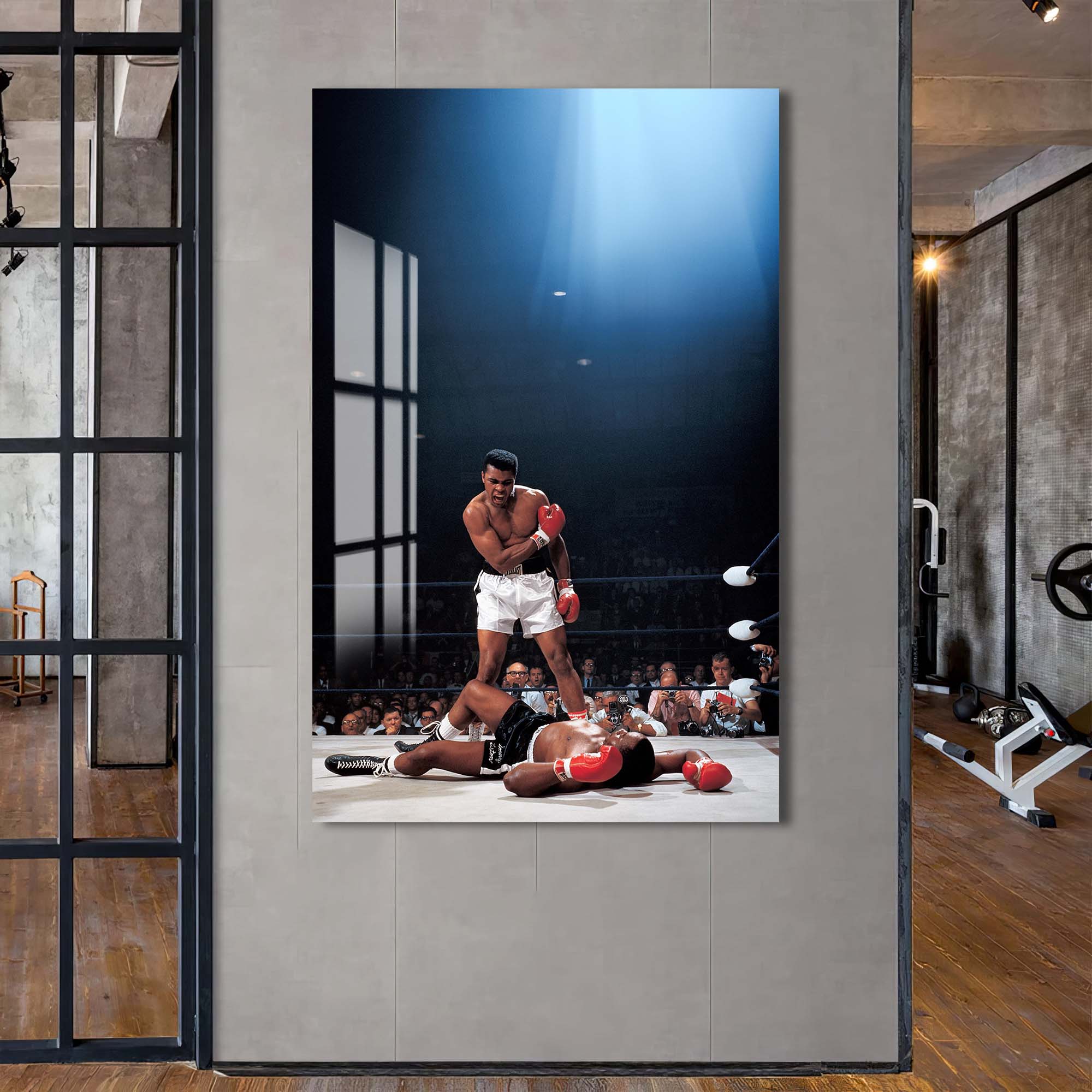 Artronauts Glass Print Muhammad Ali - Winner