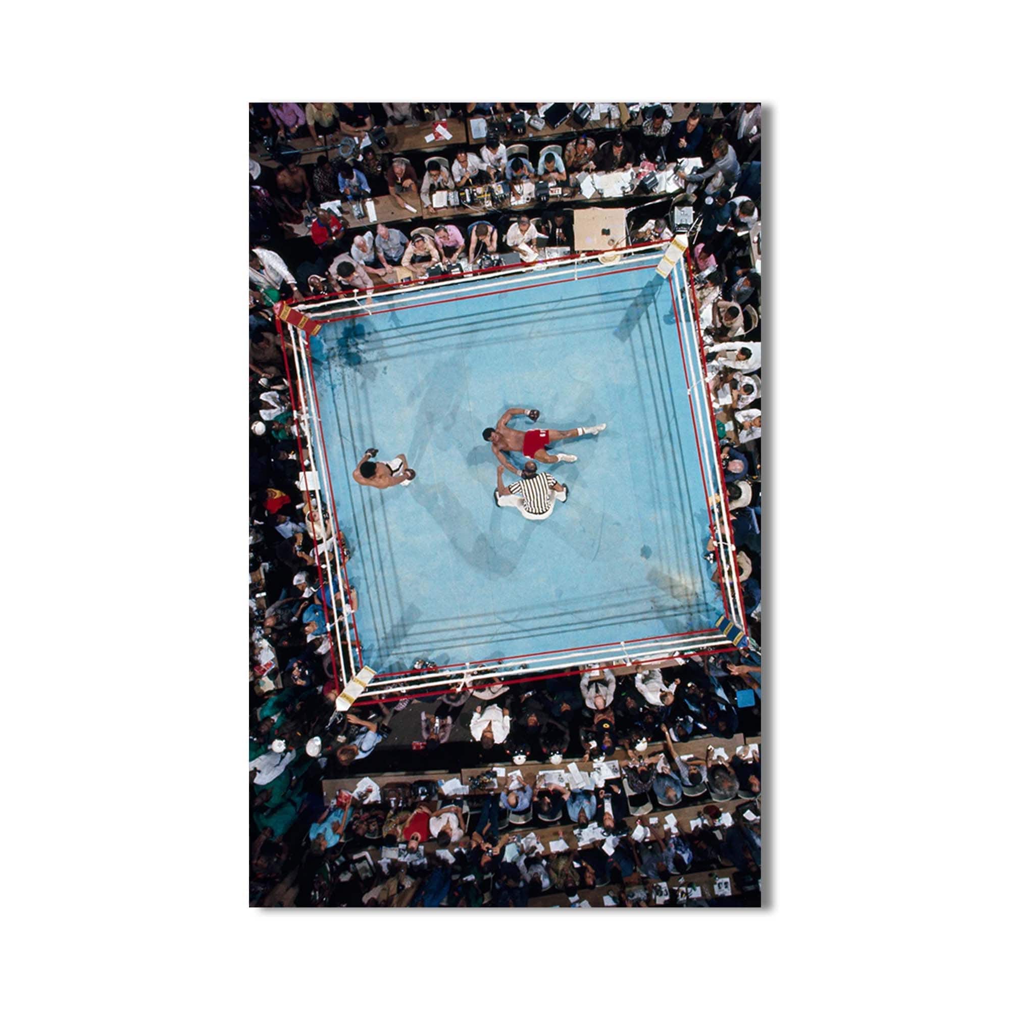 Artronauts Glass Print Muhammad Ali - Knockout