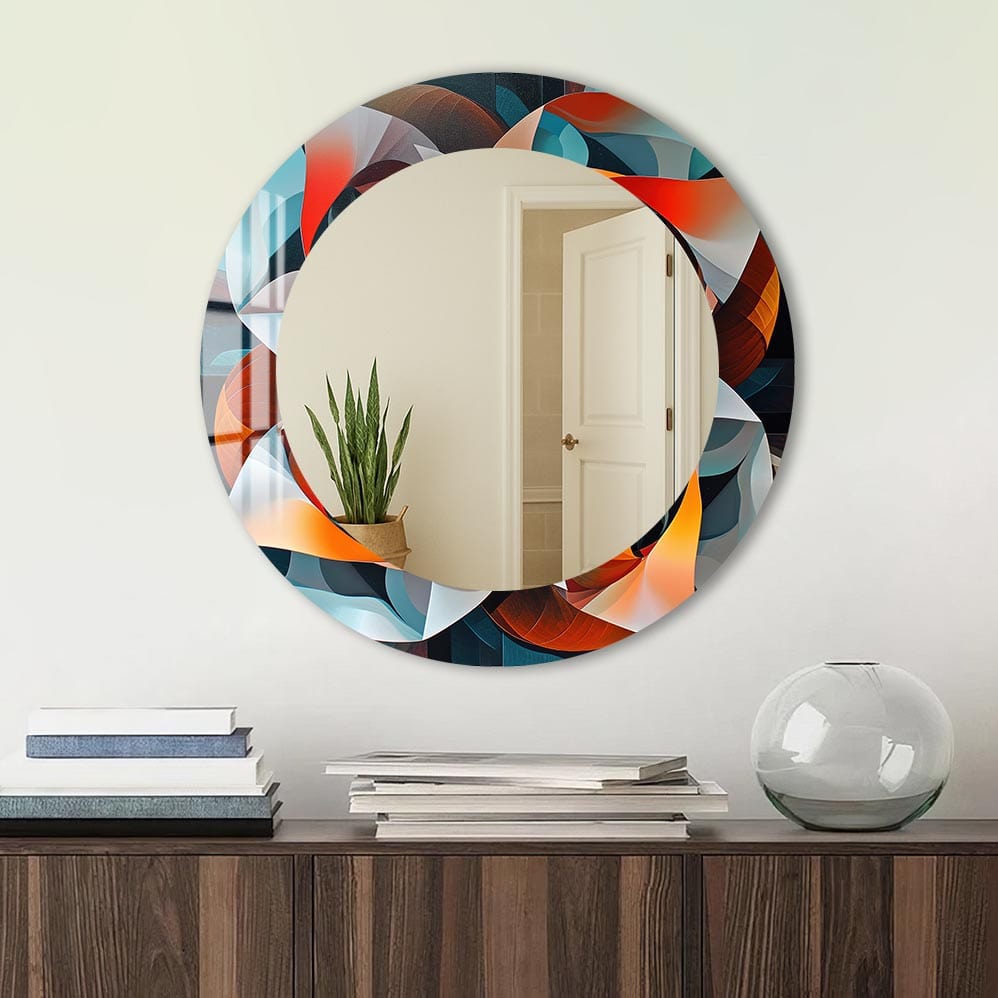 Artronauts Glass Print Geometrical - Tempered Glass Mirror