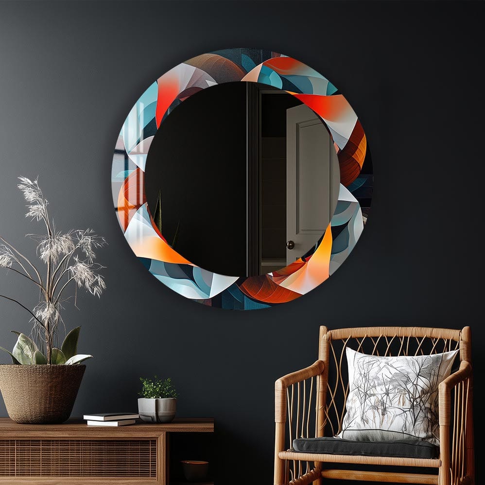 Artronauts Glass Print Geometrical - Tempered Glass Mirror