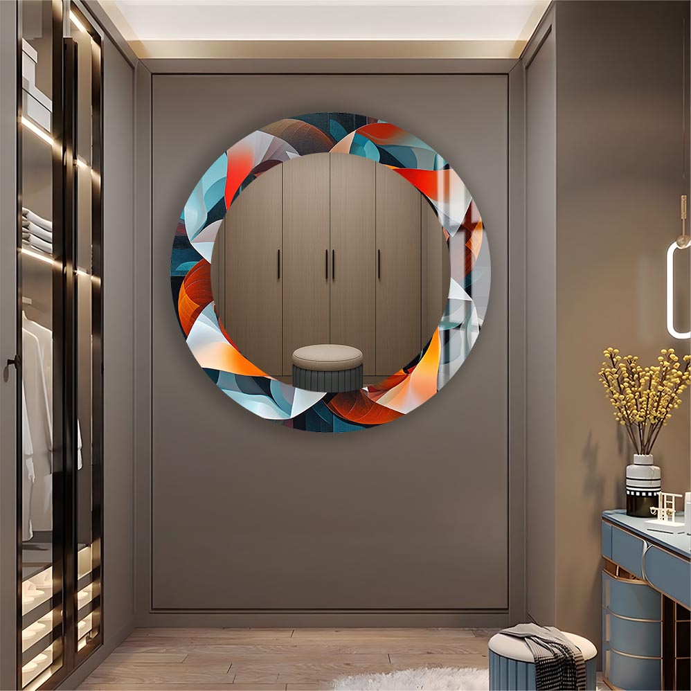 Geometrical - Tempered Glass Mirror