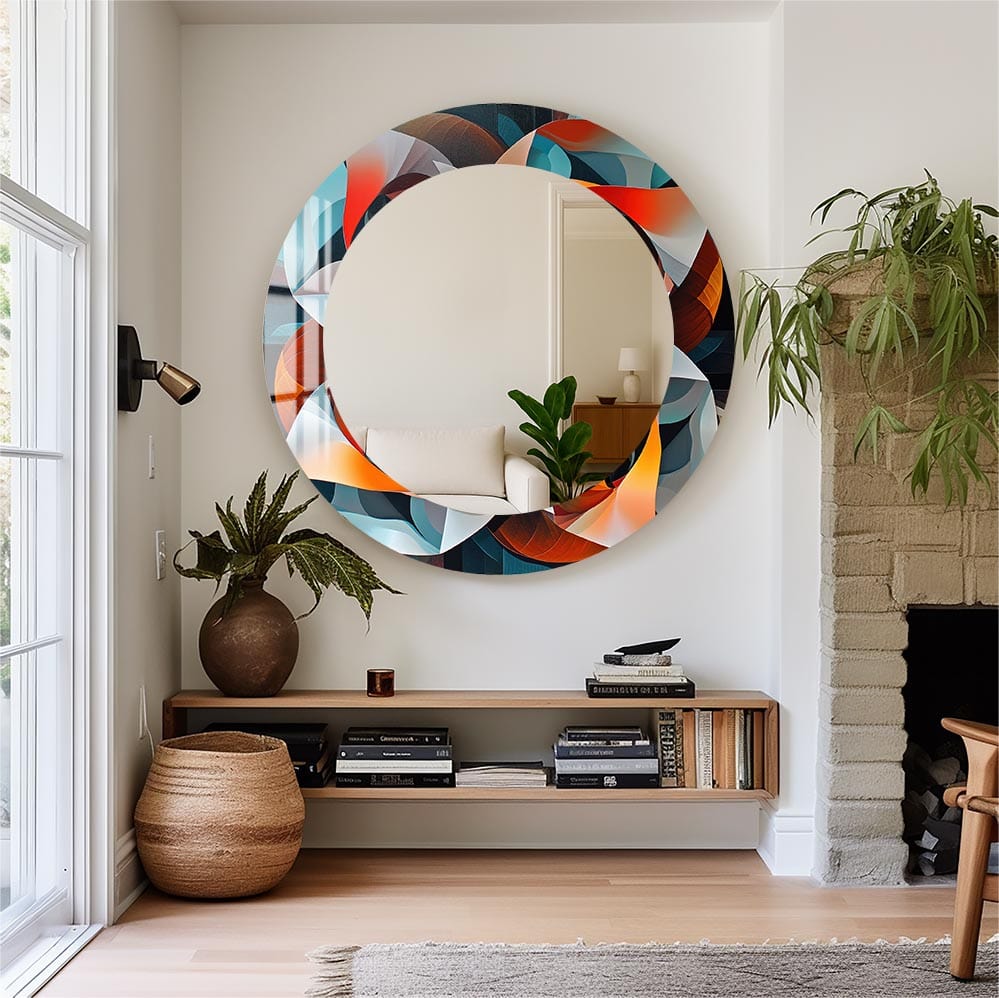 Artronauts Glass Print Geometrical - Tempered Glass Mirror