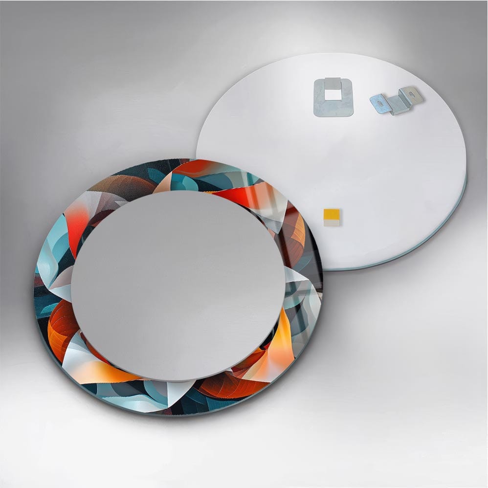 Artronauts Glass Print Geometrical - Tempered Glass Mirror