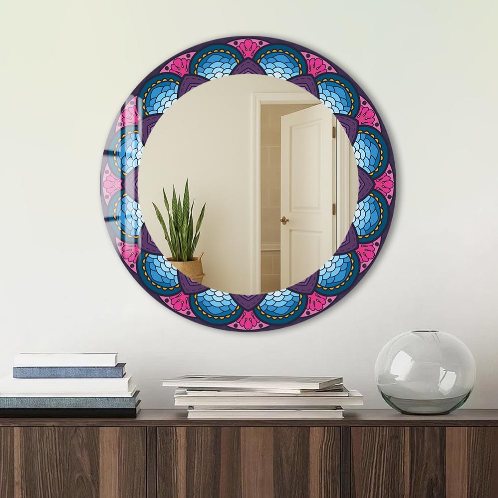 Artronauts Glass Print Mandala - Tempered Glass Mirror