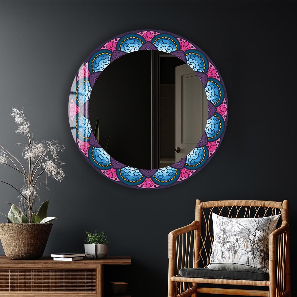 Artronauts Glass Print Mandala - Tempered Glass Mirror