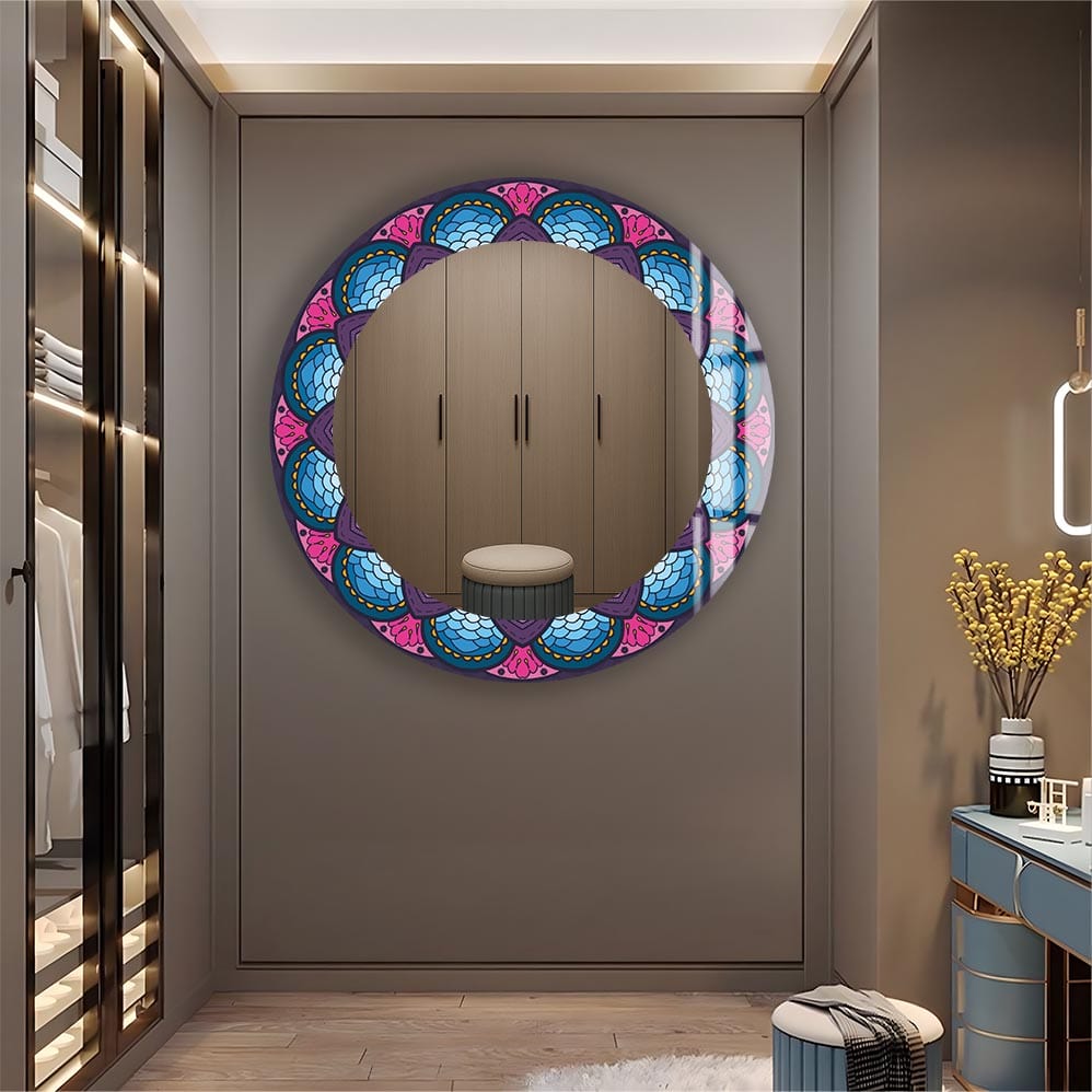 Artronauts Glass Print Mandala - Tempered Glass Mirror