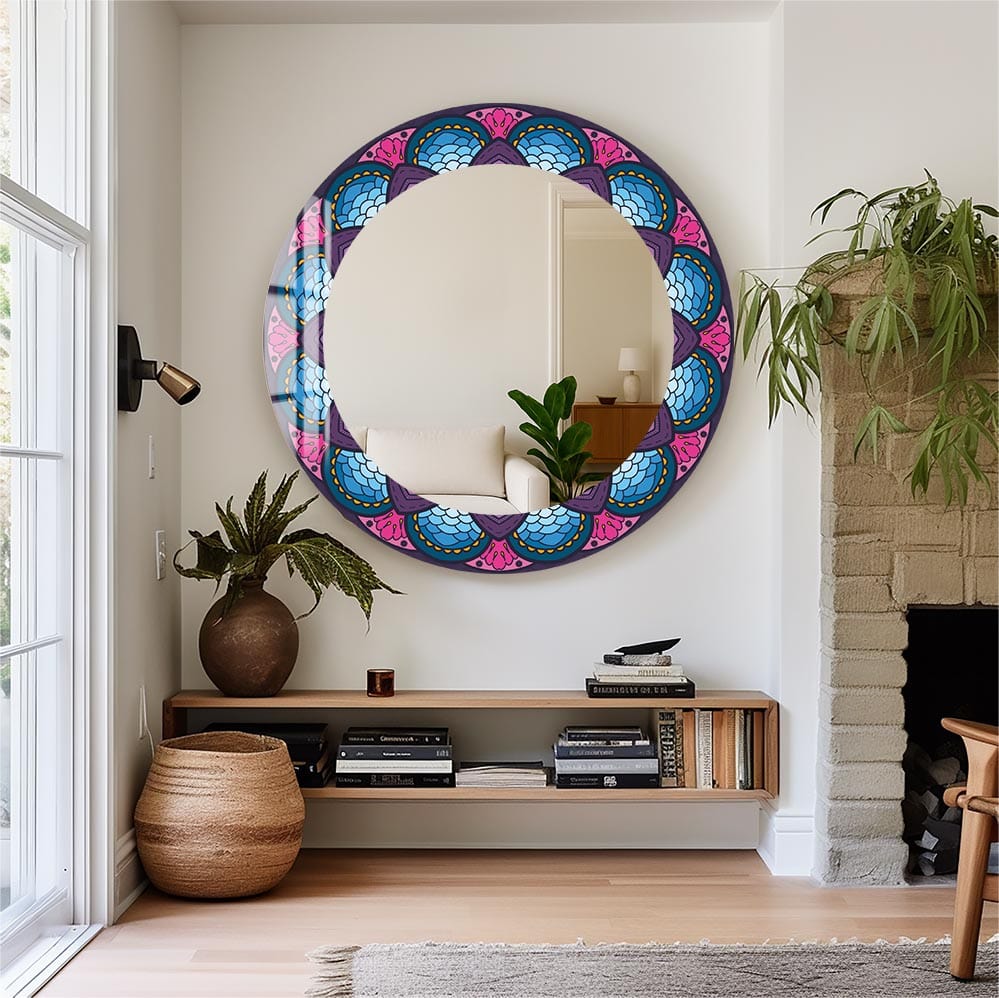 Artronauts Glass Print Mandala - Tempered Glass Mirror